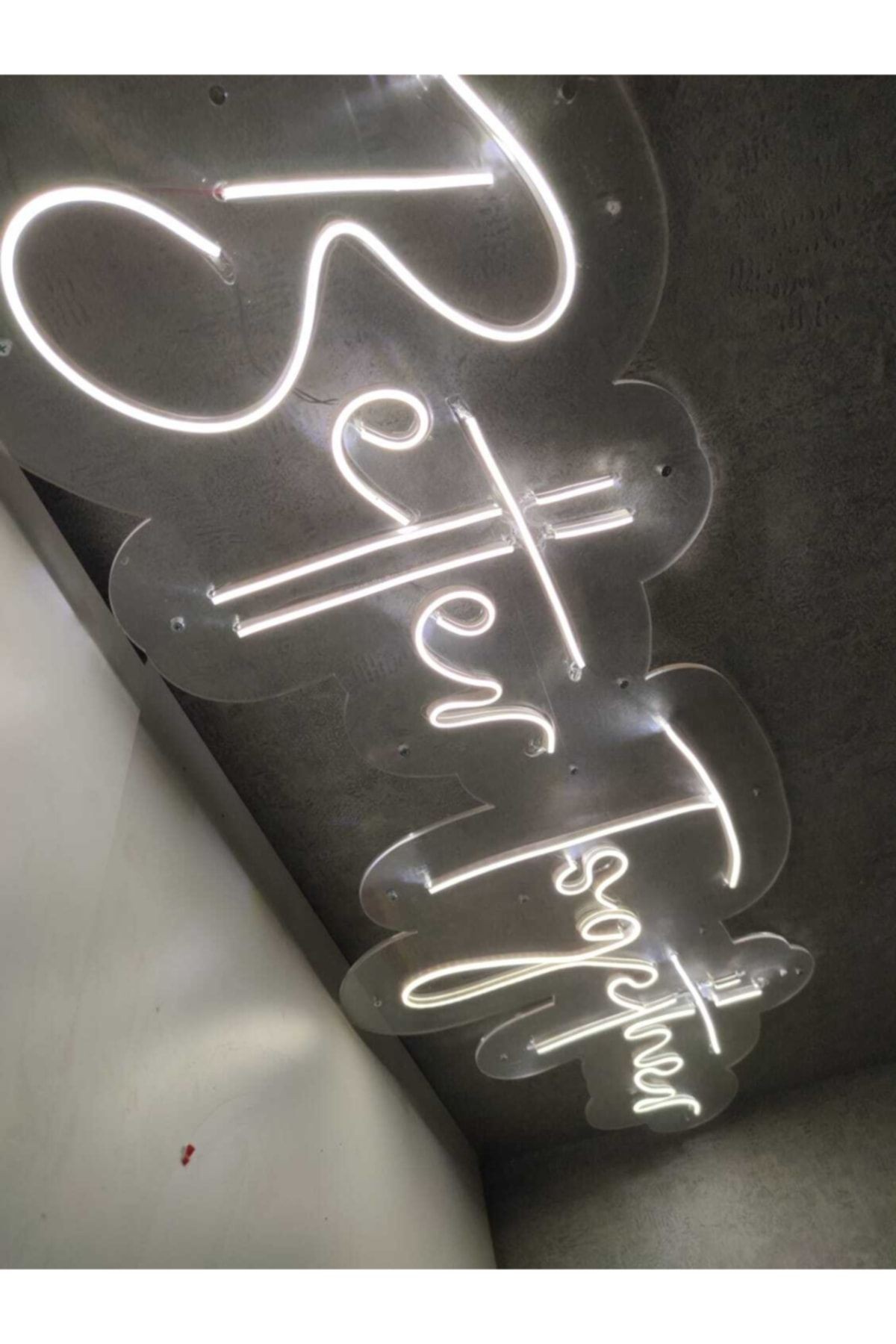 Better Together Neon Led Duvar Aydınlatması Söz Nişan Düğün Arka Plan Süsü