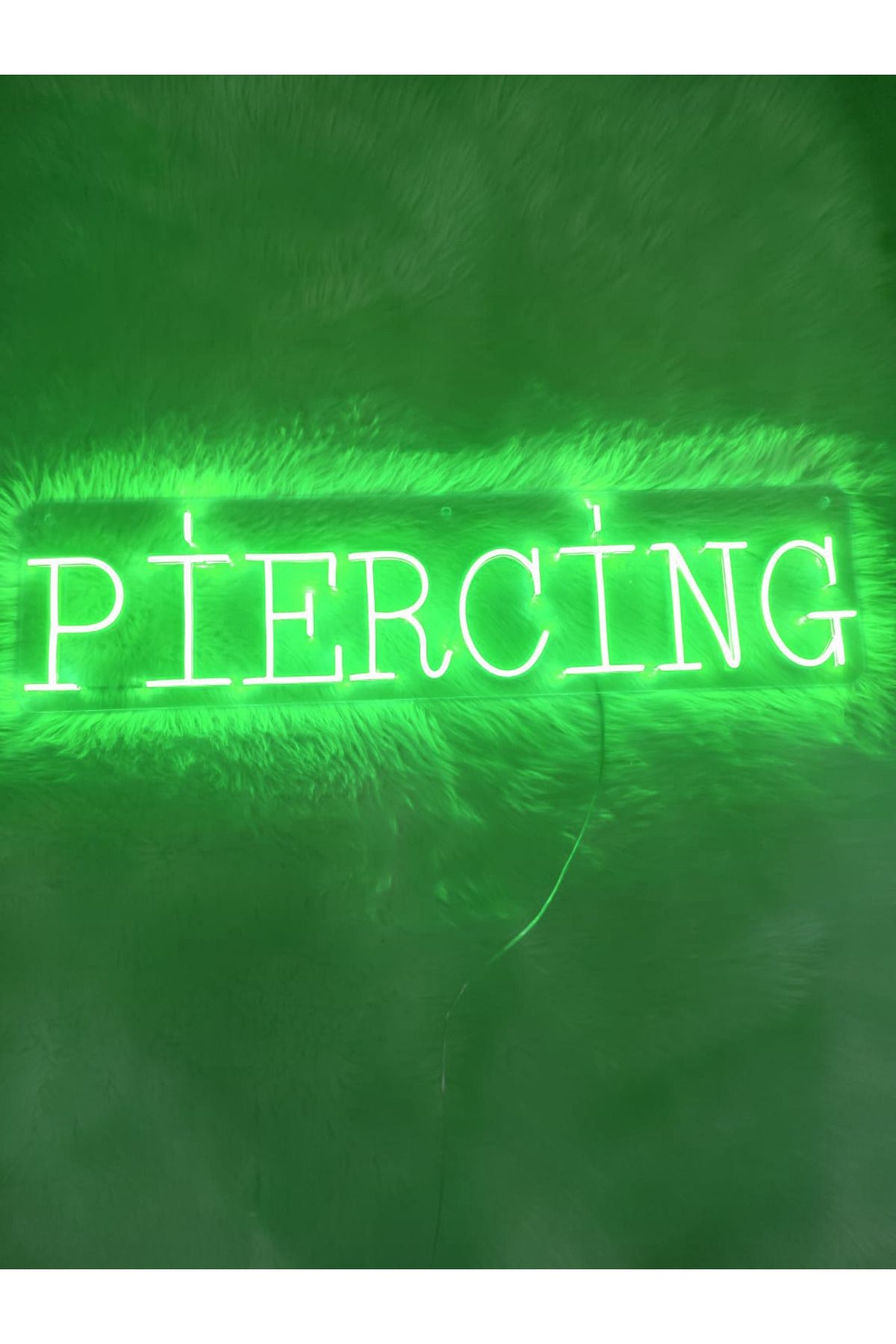Piercing Neon Tabela Dekoratif Aydınlatma(80x20cm)