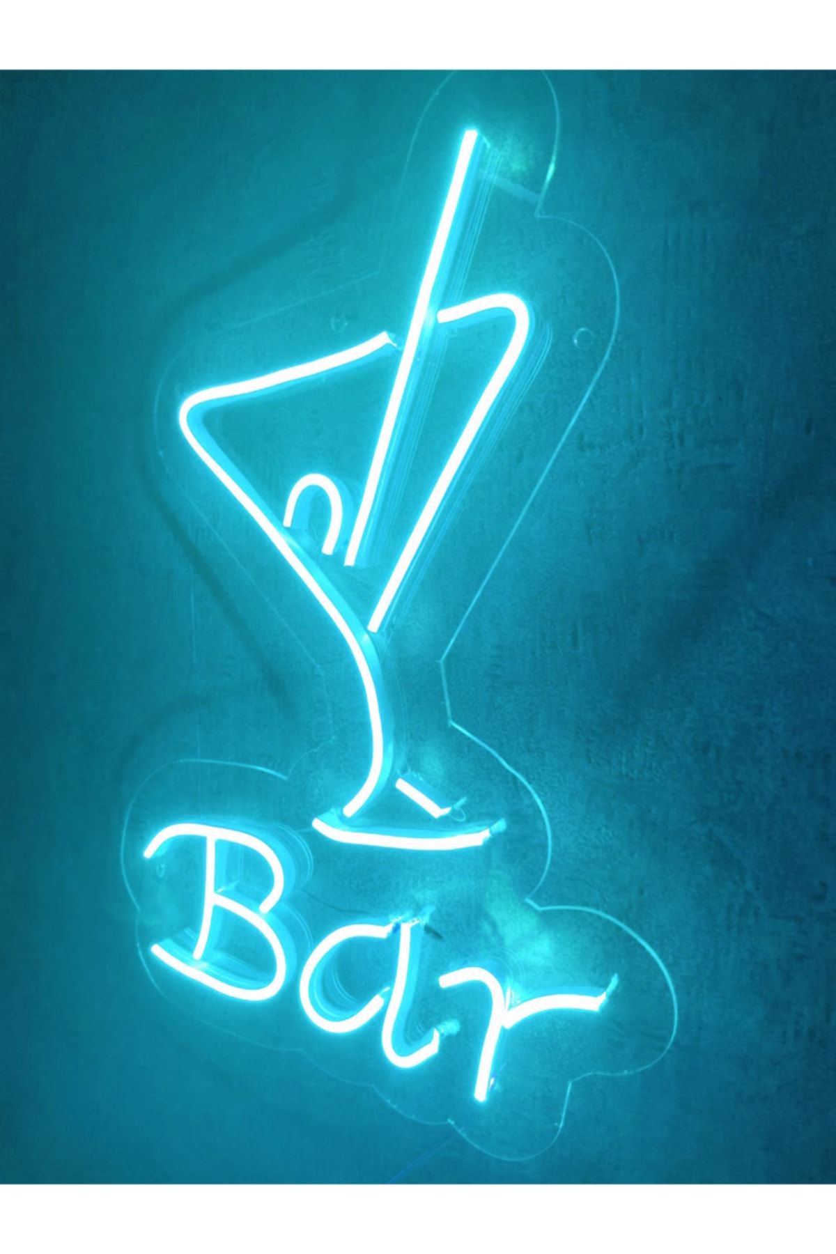 Bar Neon Tabela Kokteyl Neon Duvar Dekorasyonu Dekoratif Aydınlatma