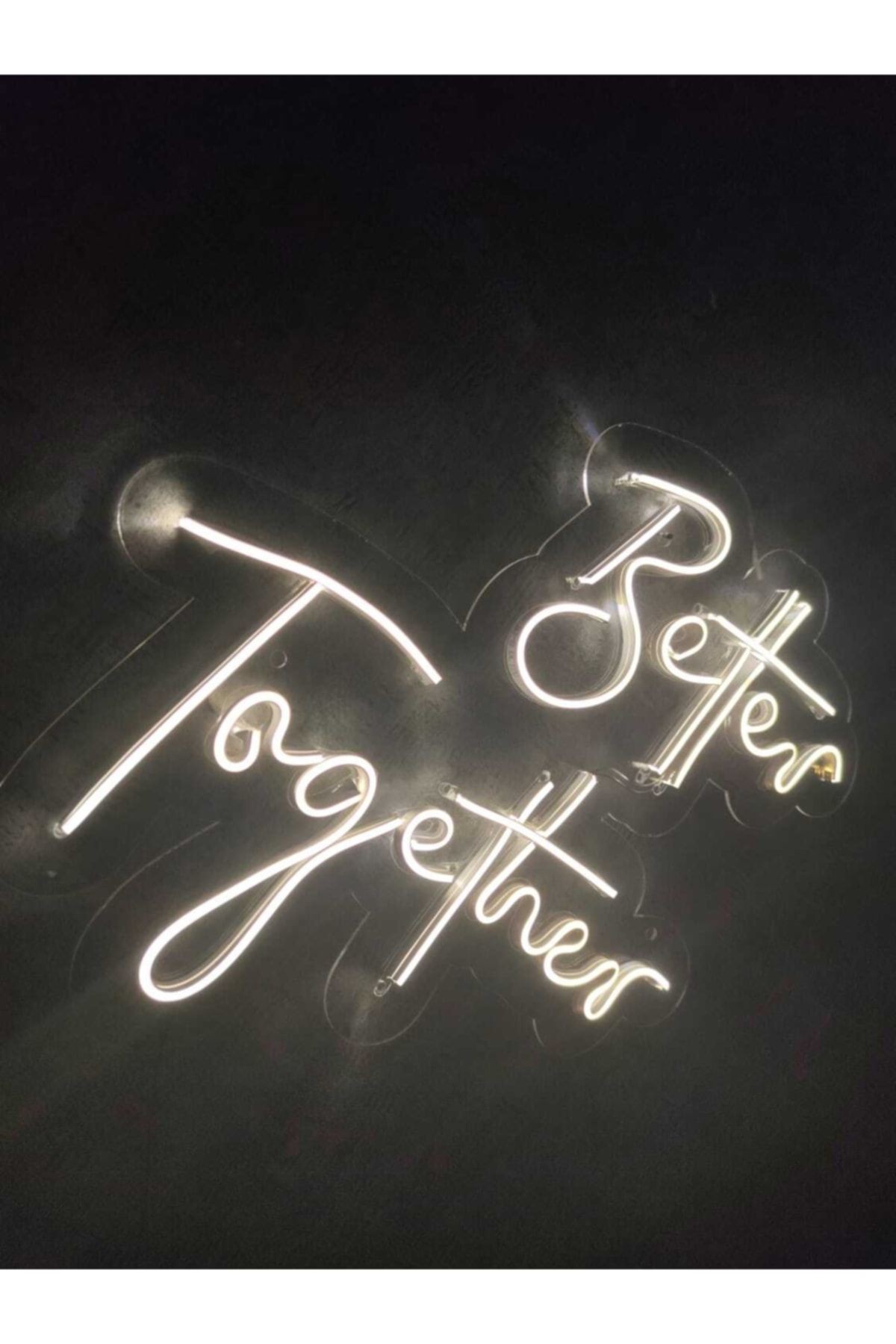 Better Together Neon Tabela Neon Yazı Söz Nişan Organizasyon Neon