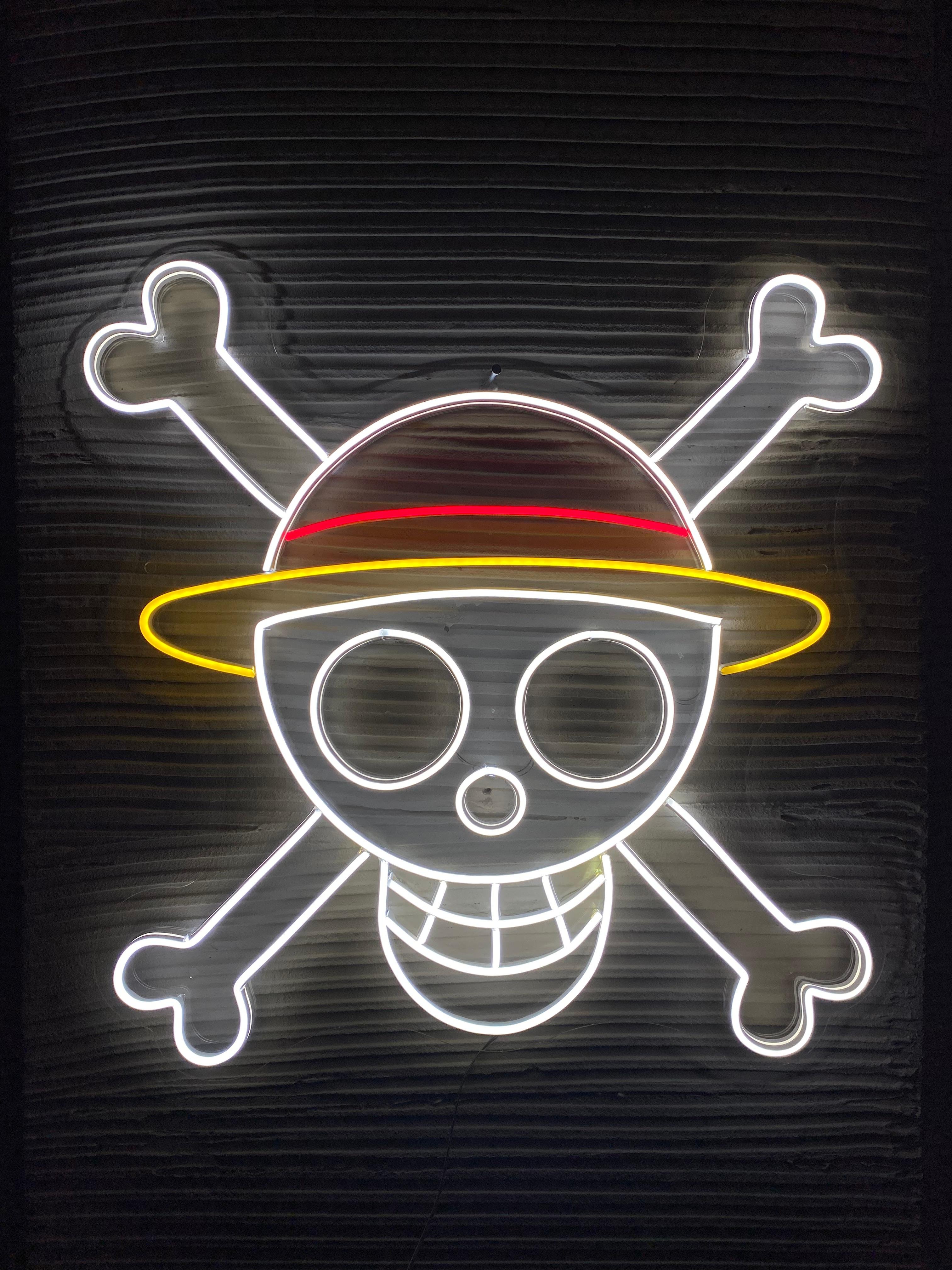 One Piece Neon Tabela Dekoratif Aydınlatma 