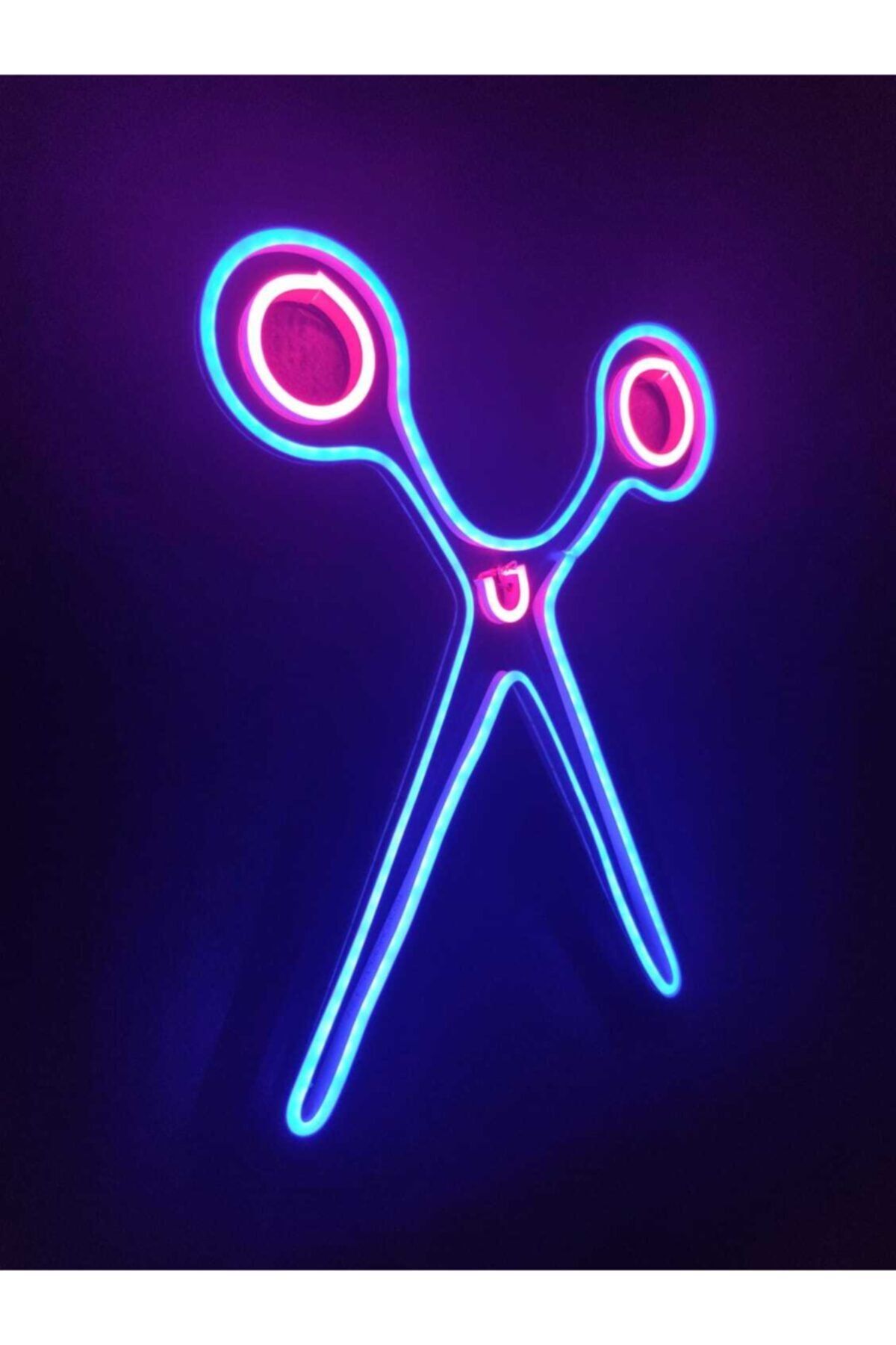 Makas Neon Tabela Berber Neon Led Dekoratif Terzi Duvar Aydınlatması Neon Duvar Dekorasyonu