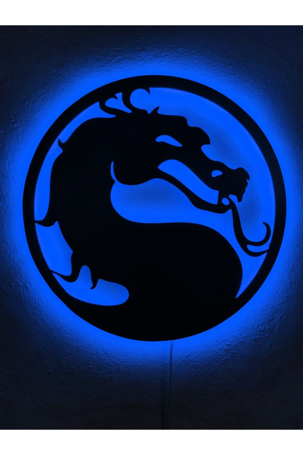 Mortal Kombat Ejderha Led Işıklı Tablo