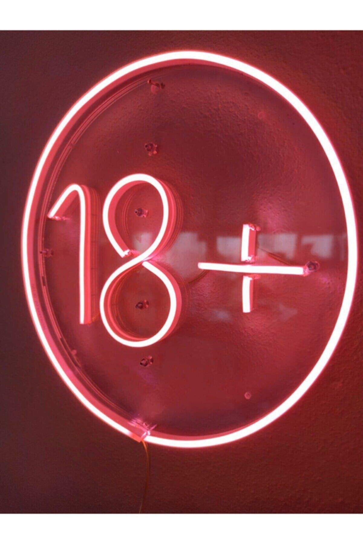 +18 Neon Şekiller Işaret Neon Led Dekoratif Duvar Aydınlatması