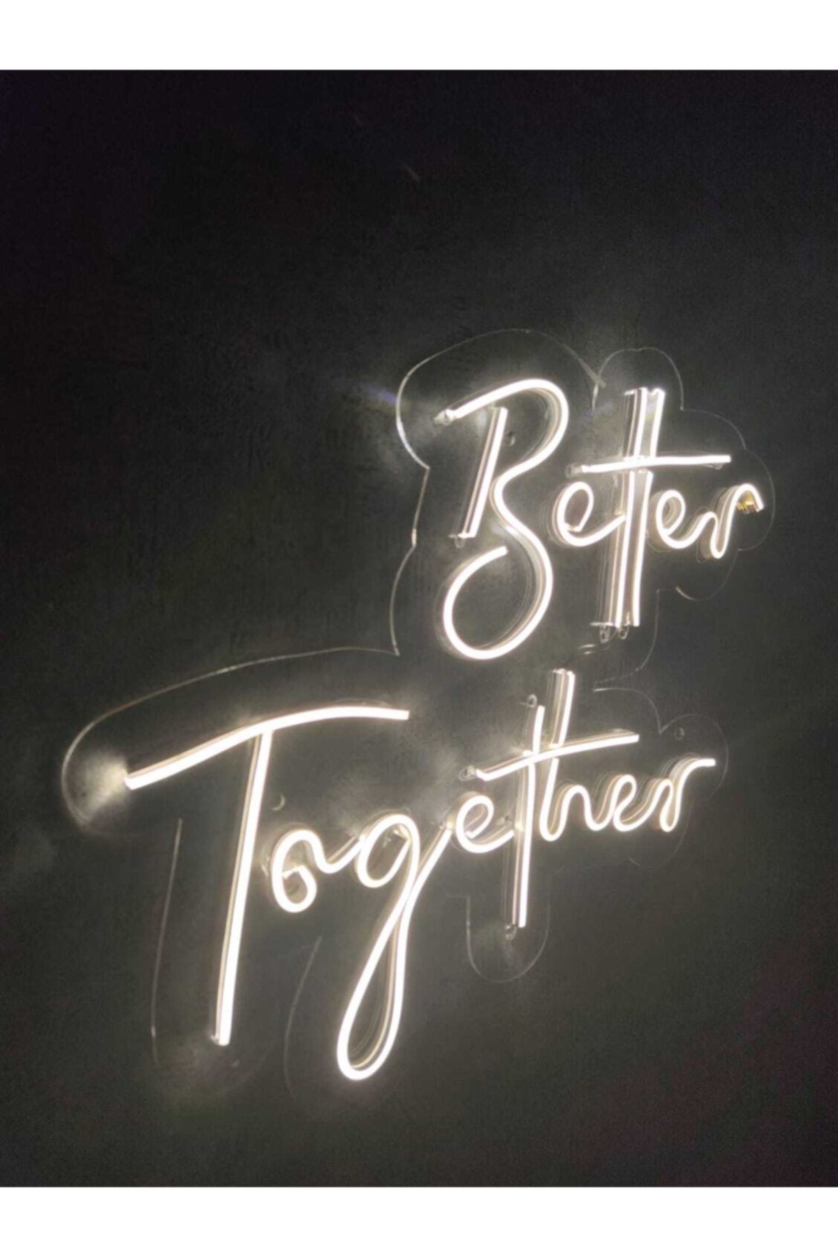 Better Together Neon Tabela Neon Yazı Söz Nişan Organizasyon Neon