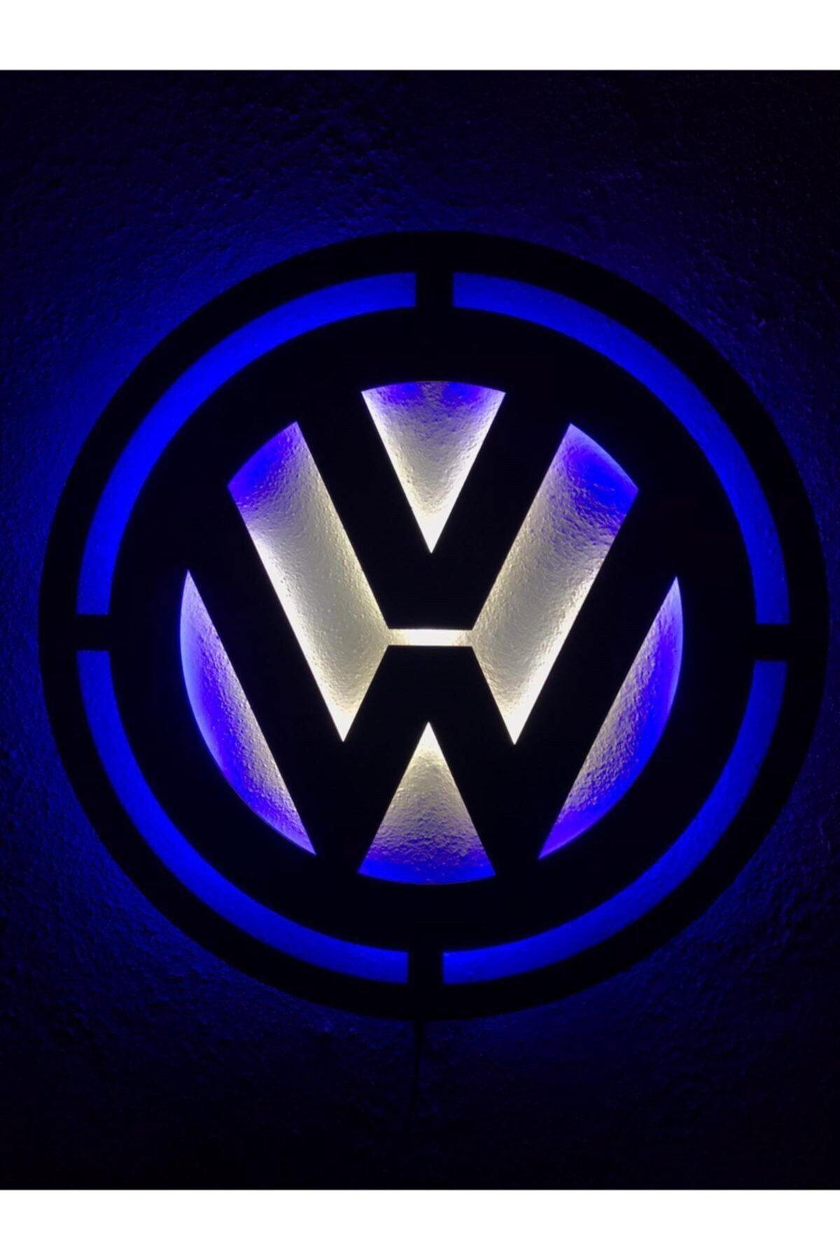 Wolkswagen Logo Işıklı Tablo
