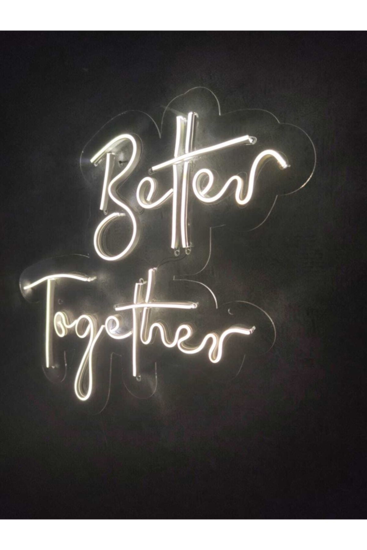 Better Together Neon Tabela Neon Yazı Söz Nişan Organizasyon Neon