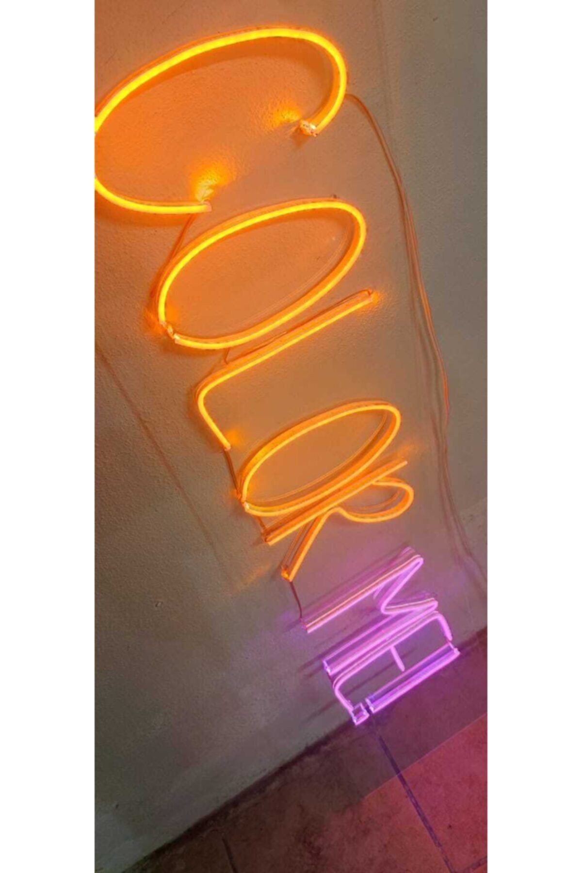 Color Me! Neon Led Tabela Dekoratif Aydınlatma