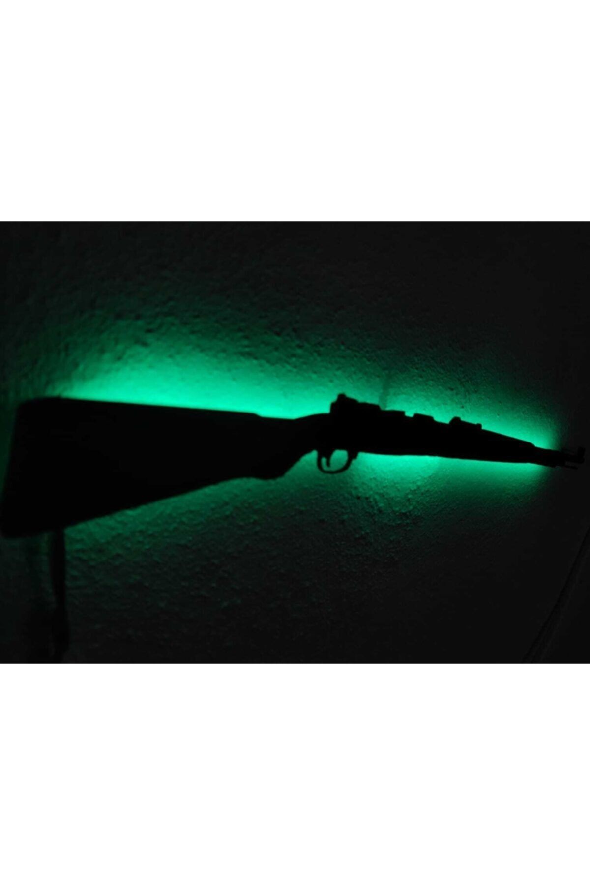 Kar98 Led Işıklı Ahşap Tablo