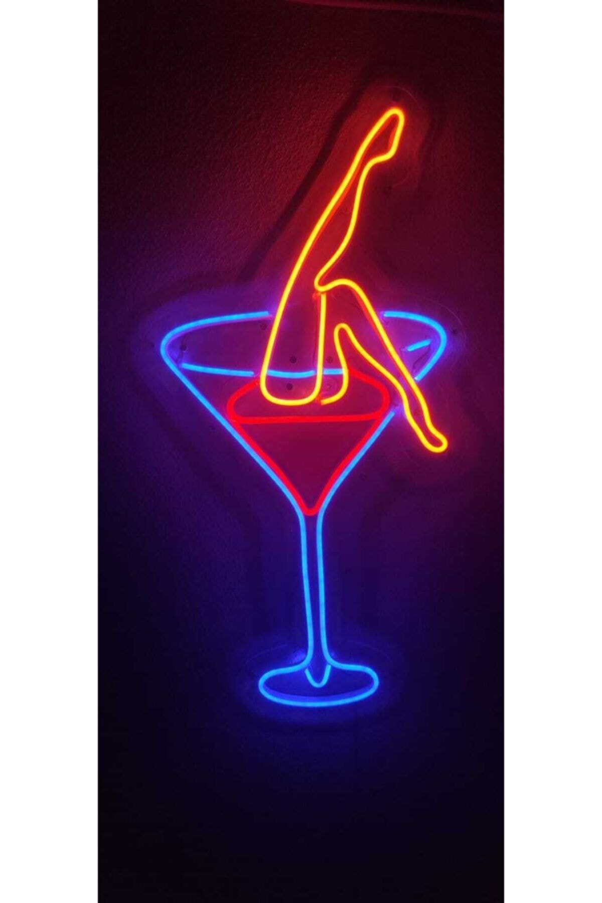 Kadeh Neon Şekiller Işaret Neon Led Dekoratif Duvar Aydınlatması Neon Duvar Yazısı