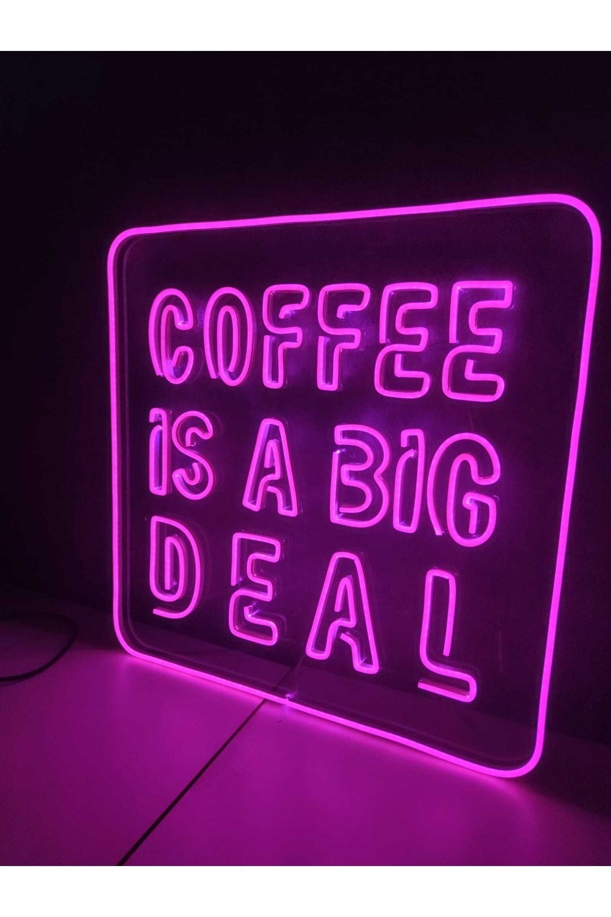 Coffee Kahve - Kahve Köşesi Kafe Neon Tabela Neon Yazı Dekoratif Aydınlatma