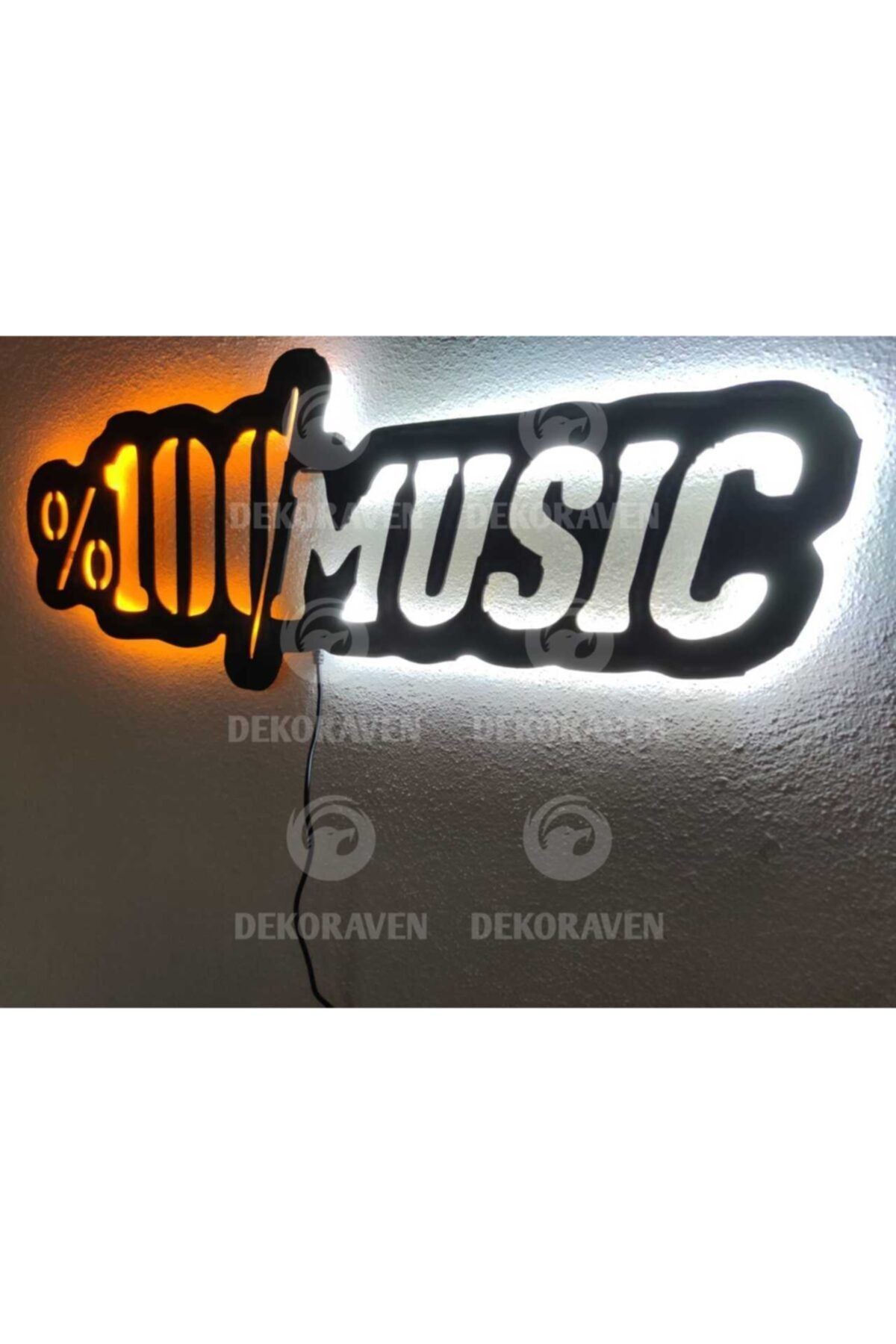 100music Led Işıklı Tablo