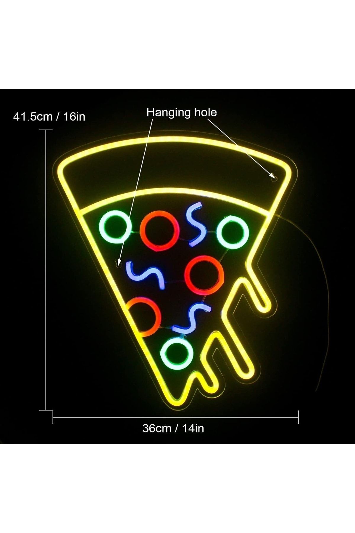 Pizza Neon Tabela Neon Yazı Dekoratif Aydınlatma