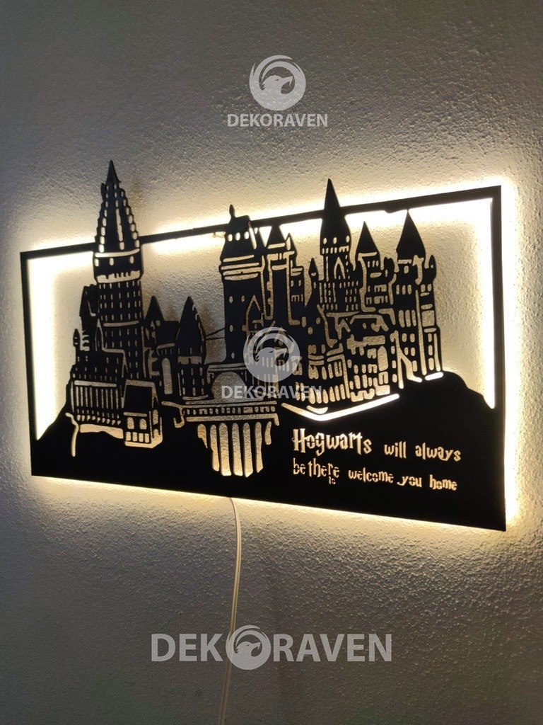 Hogwarts Işıklı Tablo