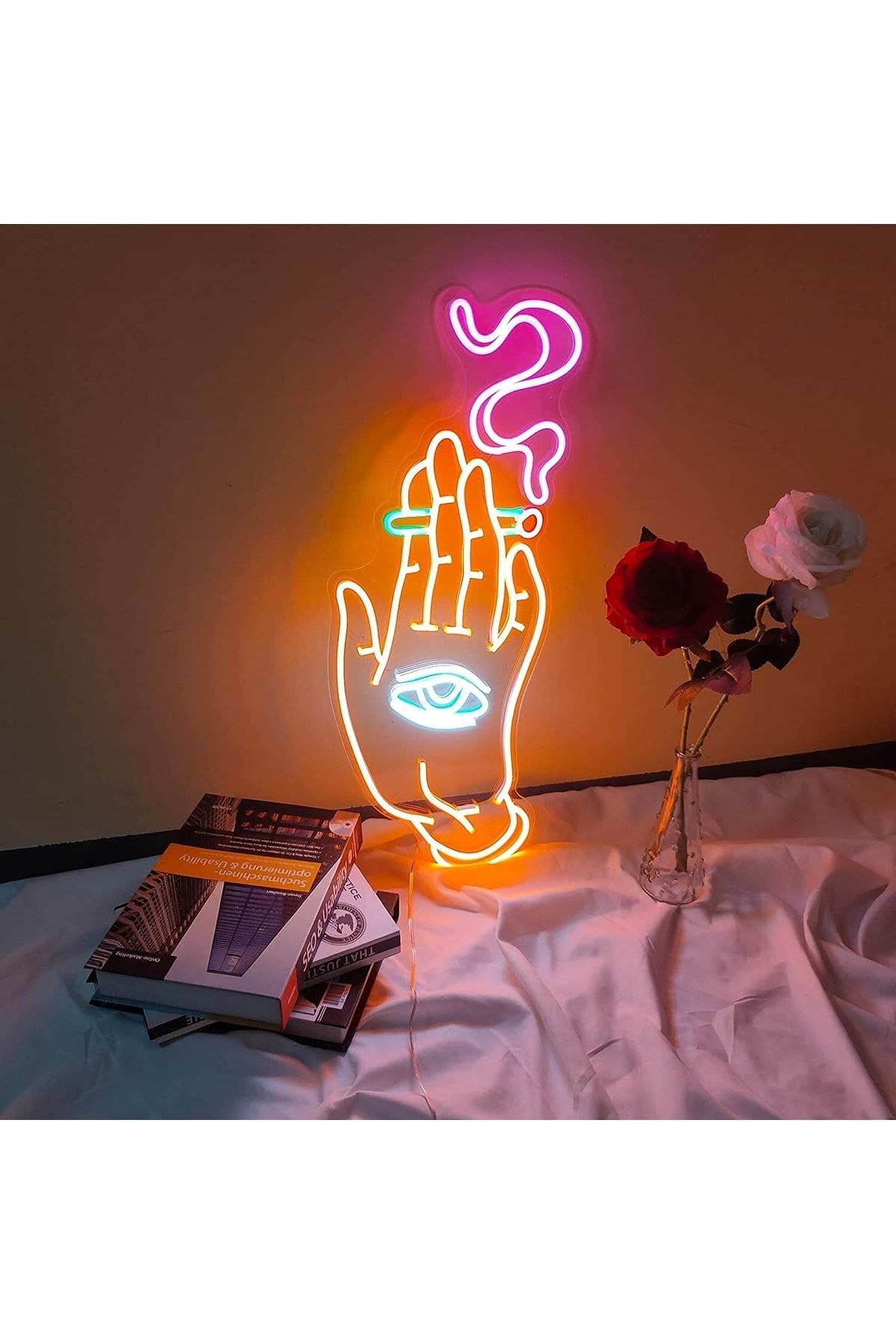 El & Göz Neon Tabela Neon Yazı Dekoratif Aydınlatma