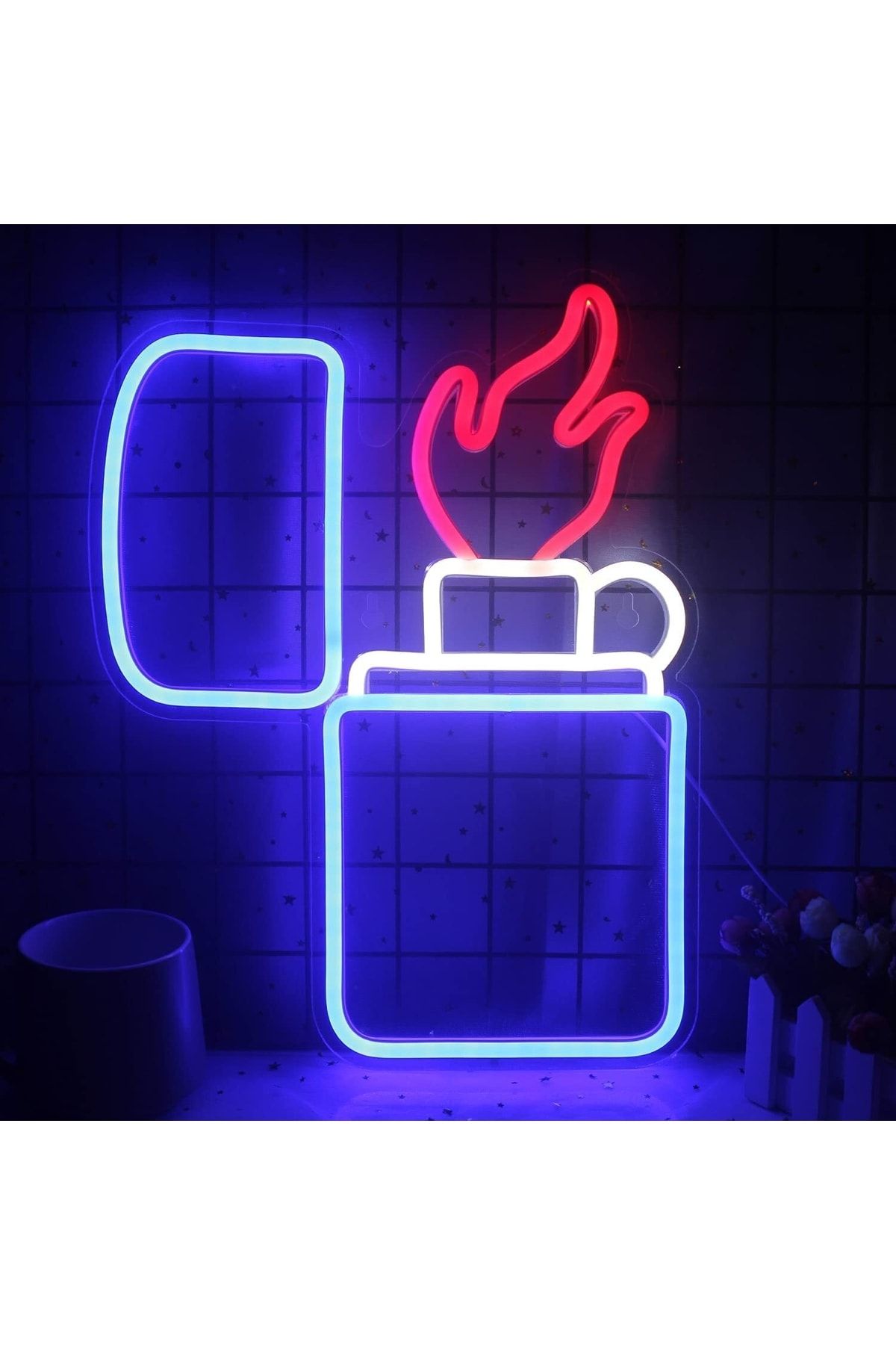 Çakmak Neon Tabela Neon Yazı Dekoratif Aydınlatma Ve Gece Lambası