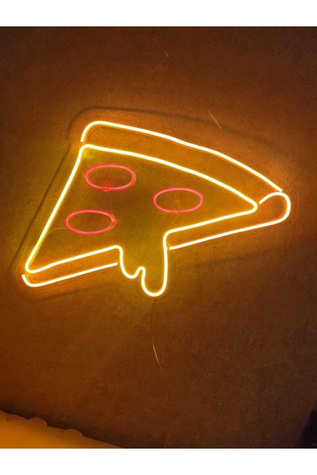 Pizza Neon Tabela Pizzacı Neon Duvar Dekorasyonu Dekoratif Aydınlatma
