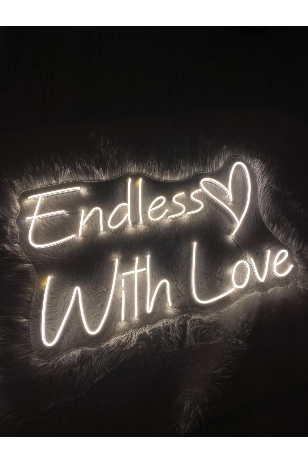 Endless With Love Neon Dekoratif Aydınlatma