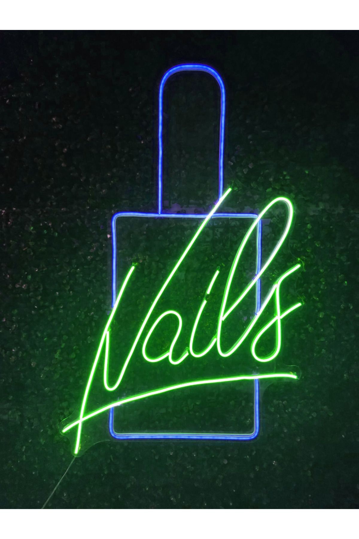 Nail Tırnak Manikür Pedikür Güzellik merkezi neon led tabela dekoaratif (80x40cm)