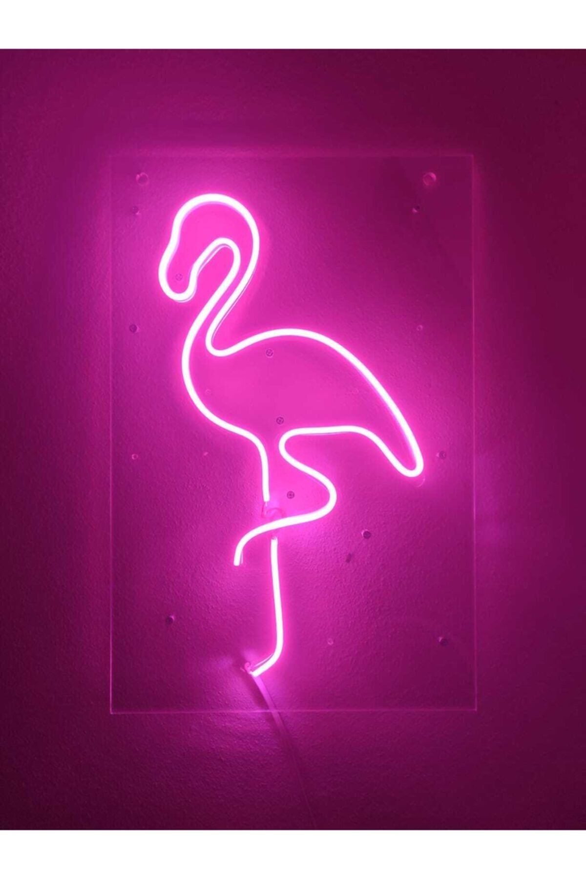 Flamingo Neon Şekiller Işaret Neon Led Dekoratif Duvar Aydınlatması Neon Duvar Yazısı