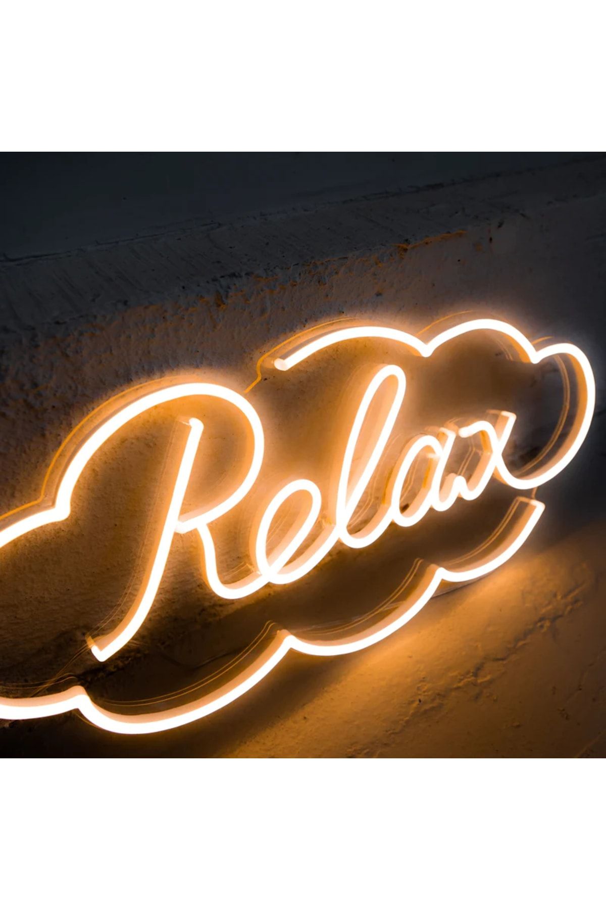 Relax Neon Tabela Neon Yazı Dekoratif Aydınlatma Ve Gece Lambası