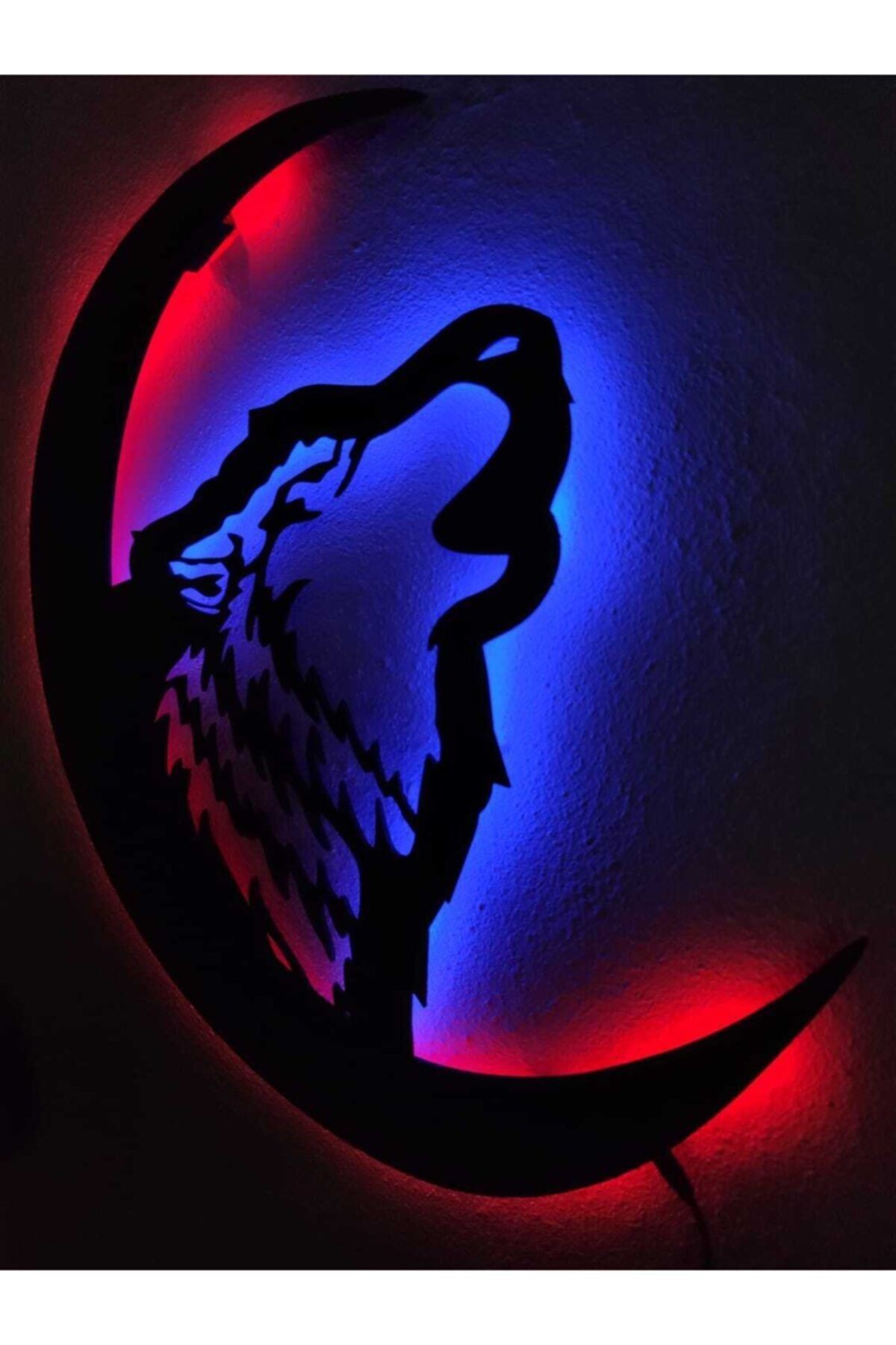 Kurt Led Işıklı Tablo