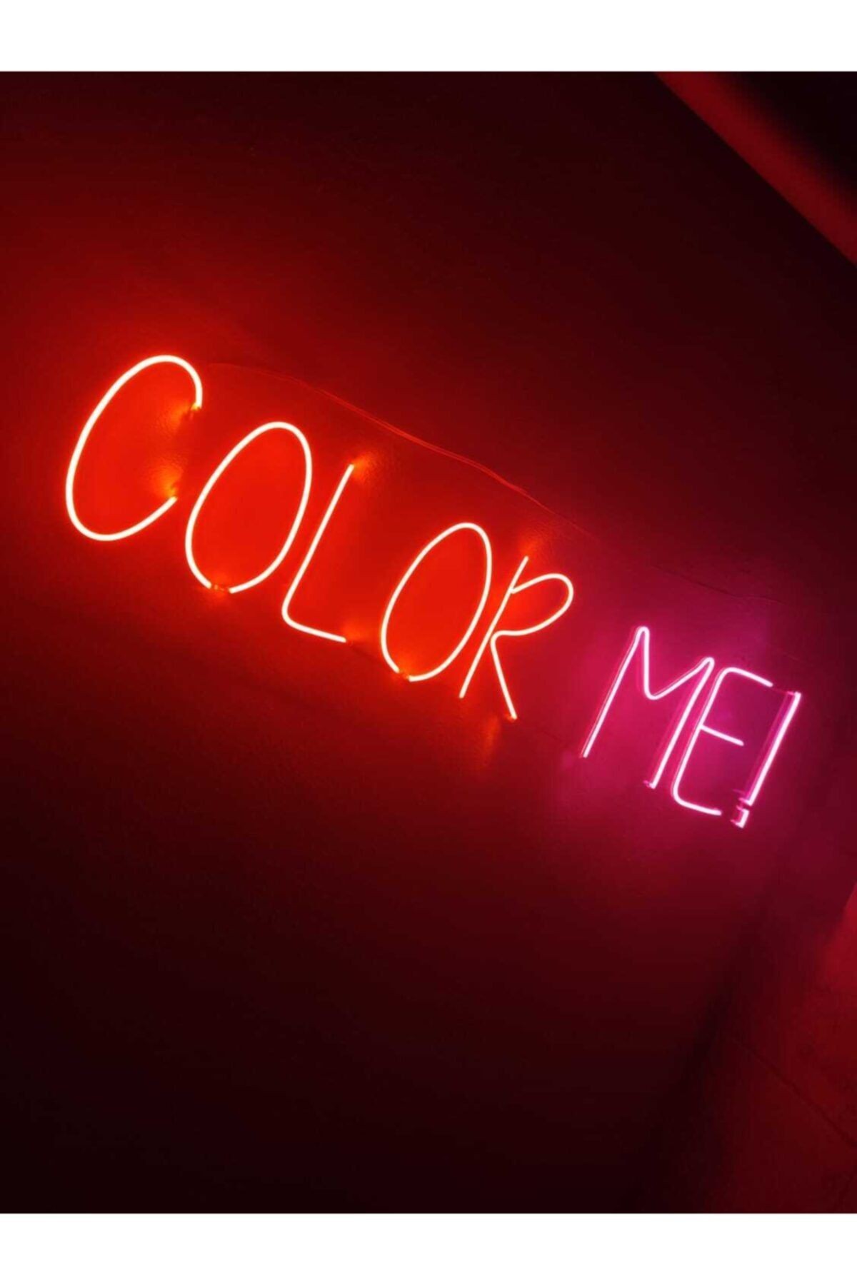 Color Me! Neon Led Tabela Dekoratif Aydınlatma