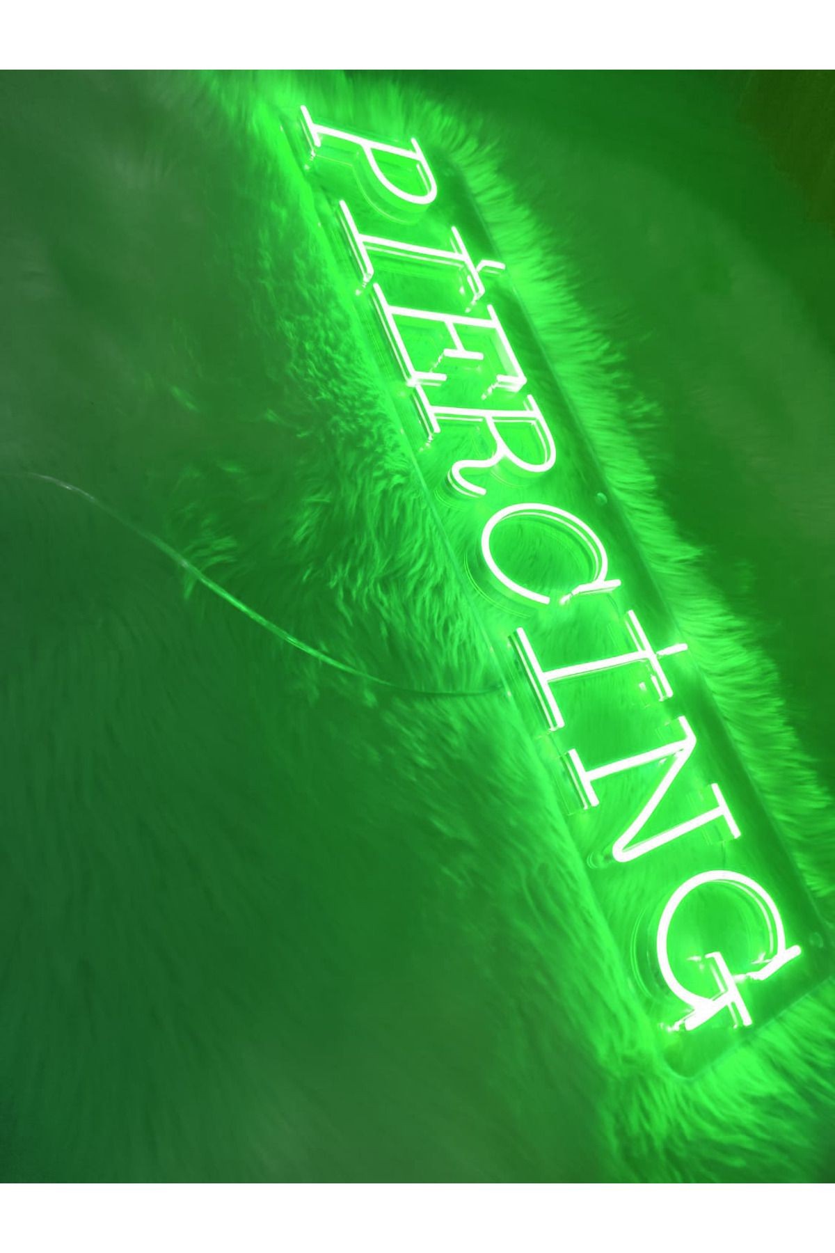 Piercing Neon Tabela Dekoratif Aydınlatma(80x20cm)