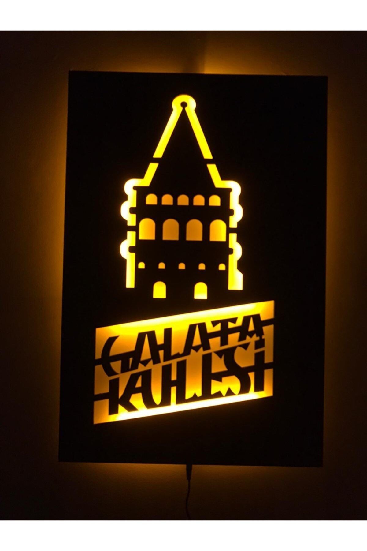 Galata Kulesi Led Işıklı Tablo