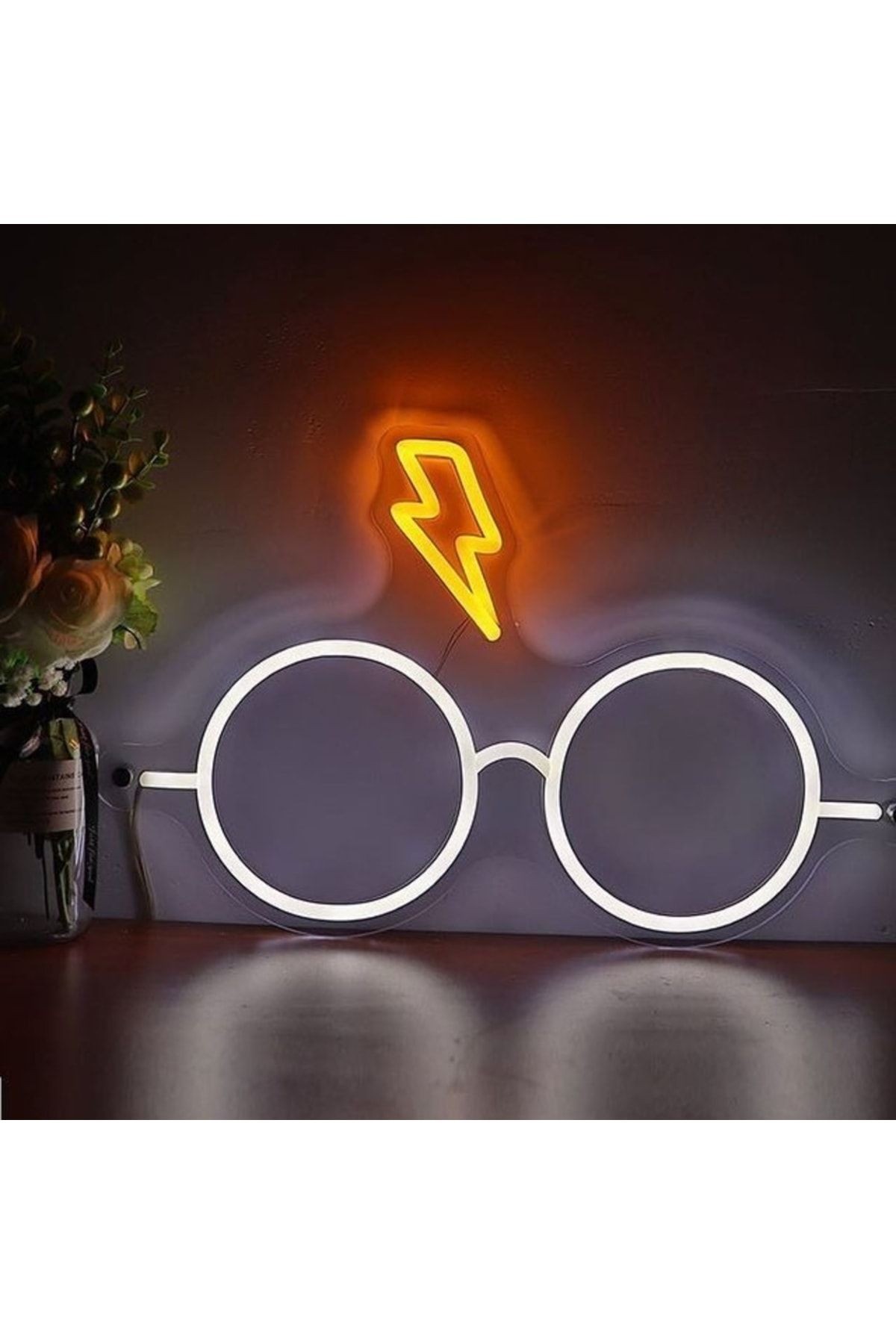 Harry Potter Neon Led Dekoratif Duvar Aydınlatması Neon Duvar Yazısı Sihirli Led