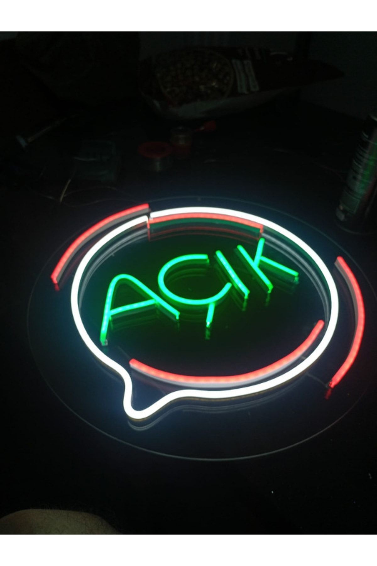 ''açık'' Yazısı Neon Led/tabela