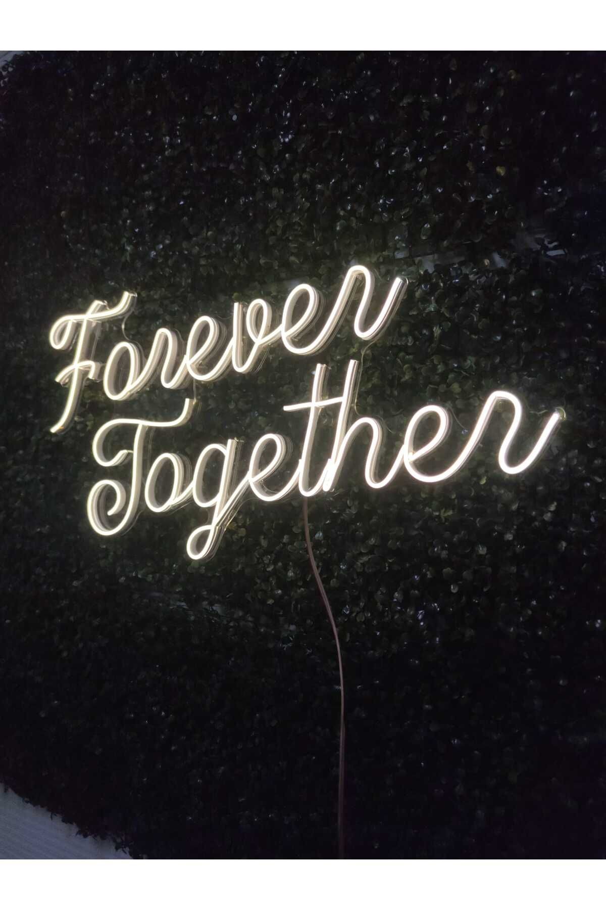 Forever Together Nişan Söz Arka plan aydınlatma neon(70x35cm)