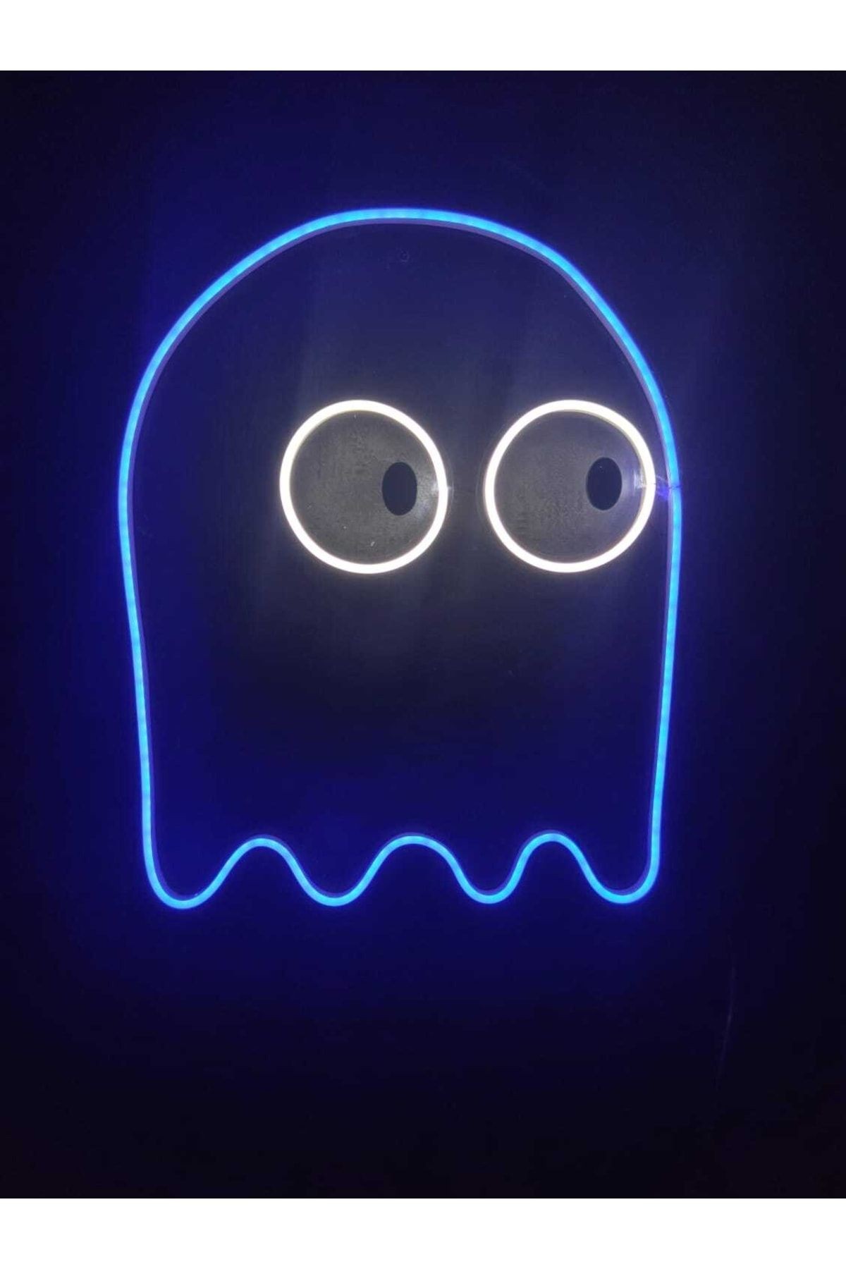 Pacman Hayalet Neon Tabela Neon Yazı Dekoratif Aydınlatma Ve Gece Lambası