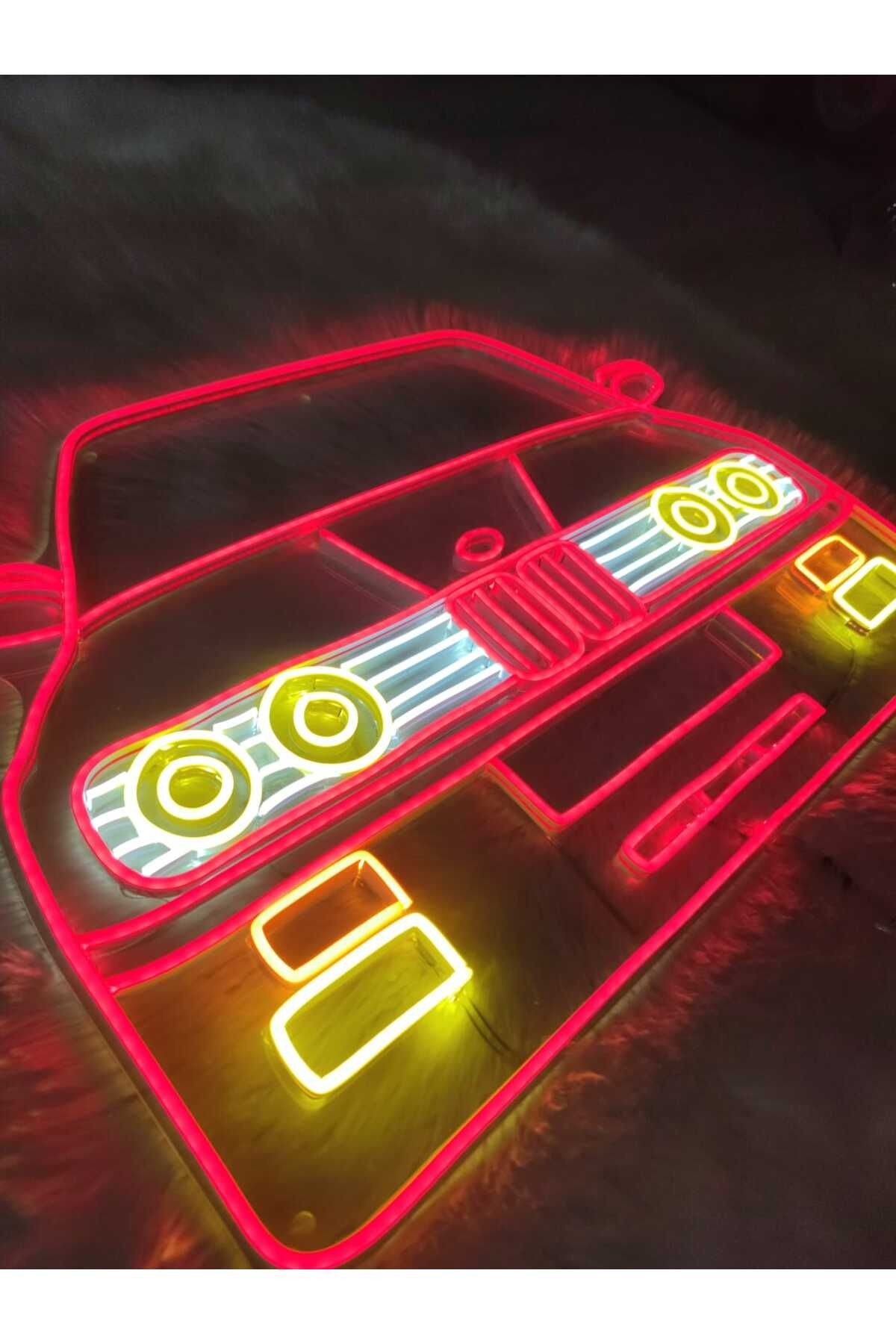 Bmw E30 Araba Neon Led Tabela(64x46cm)
