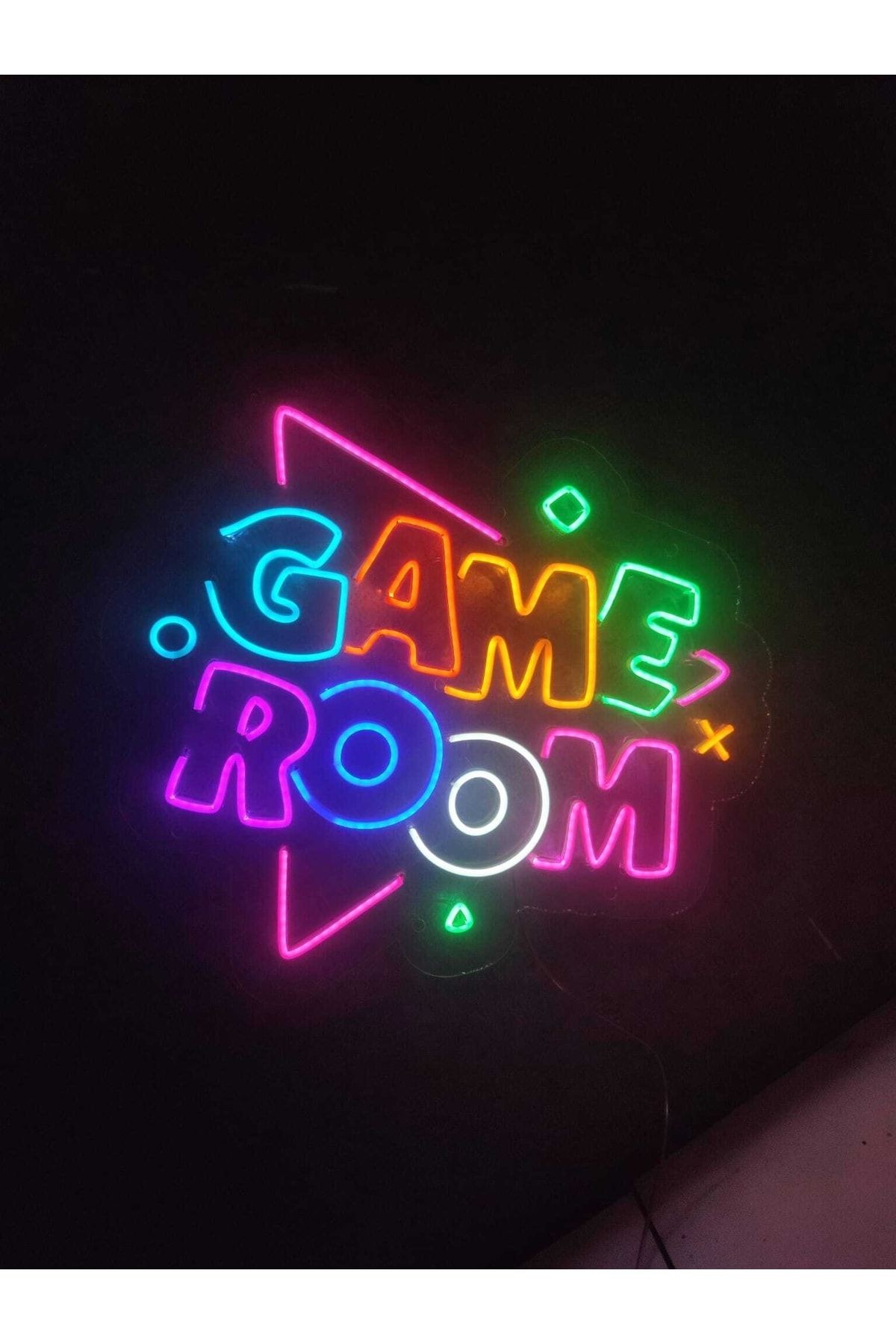 Gamer Room Oyuncu Odası Neon Tabela Neon Yazı Dekoratif Aydınlatma