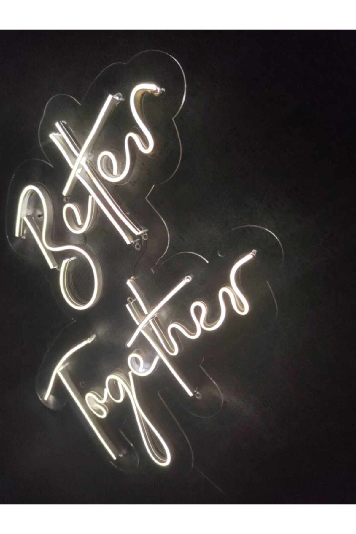 Better Together Neon Tabela Neon Yazı Söz Nişan Organizasyon Neon