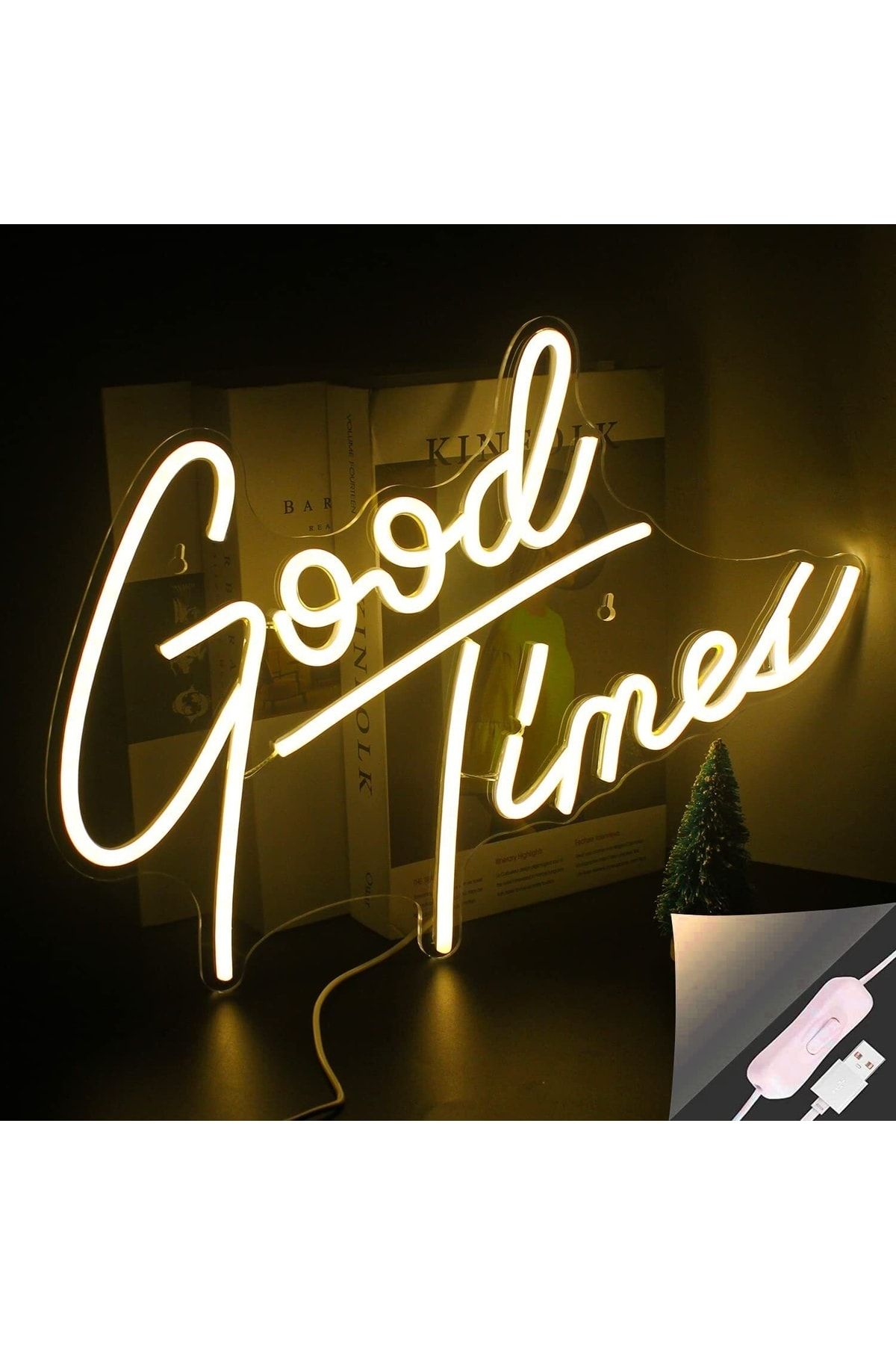 Good Times Neon Tabela Neon Yazı Dekoratif Aydınlatma