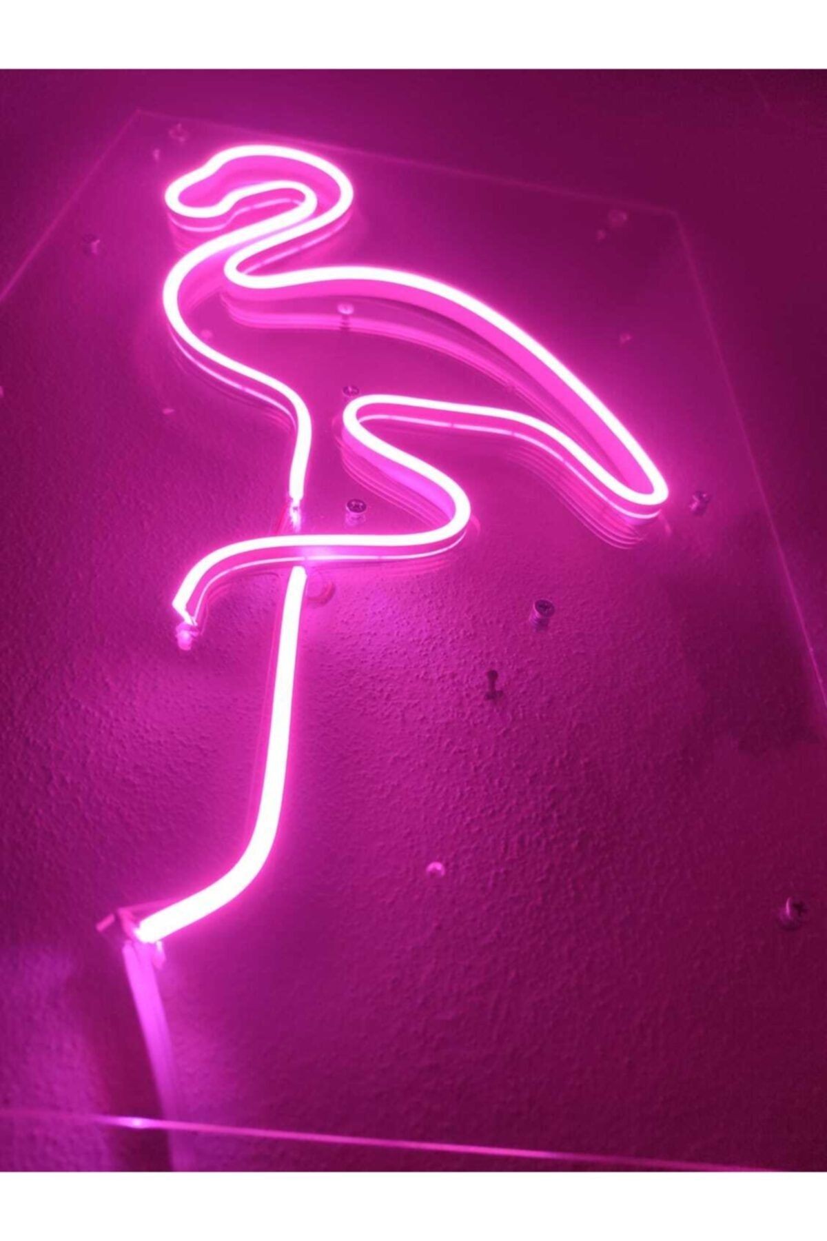 Flamingo Neon Şekiller Işaret Neon Led Dekoratif Duvar Aydınlatması Neon Duvar Yazısı