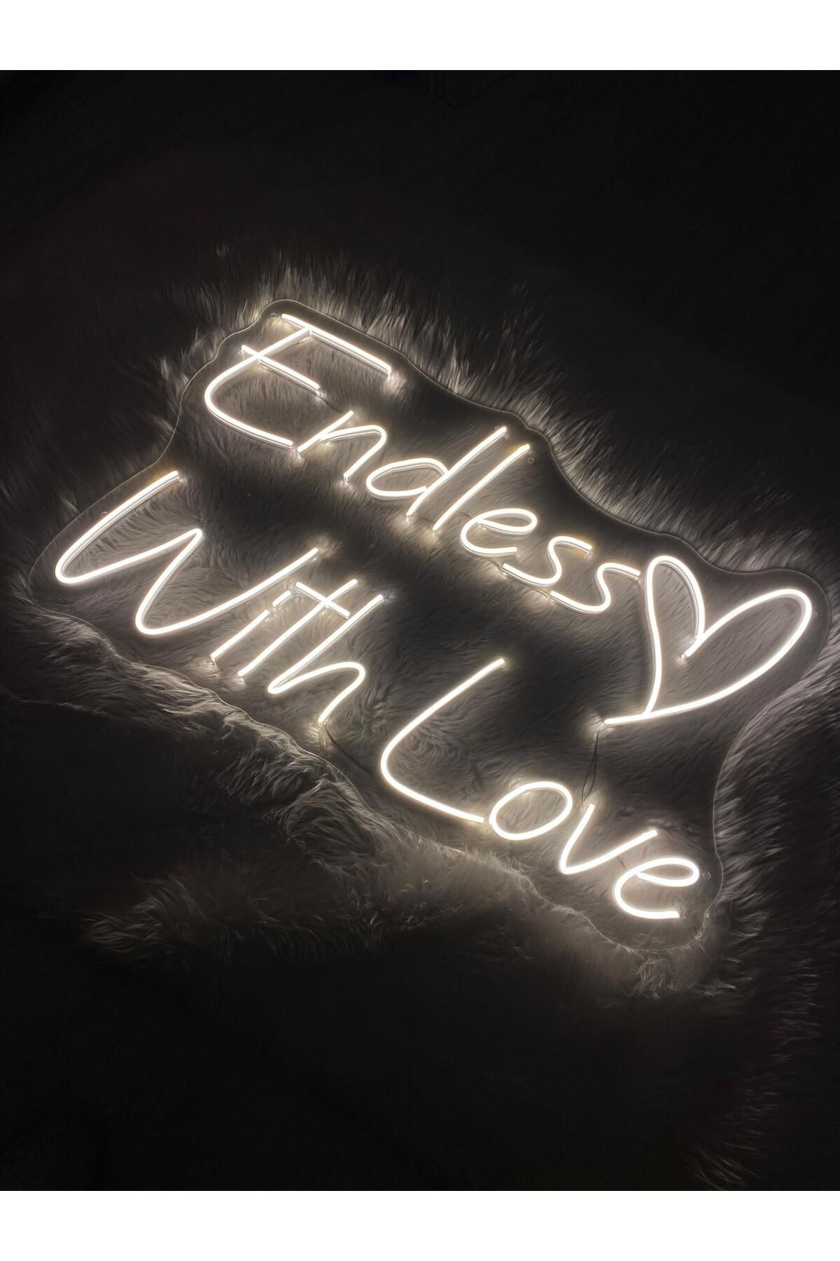 Endless With Love Neon Dekoratif Aydınlatma