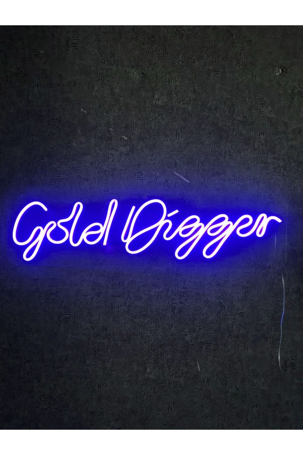 Gold Digger Neon Led Tabela Dekoratif Aydınlatma