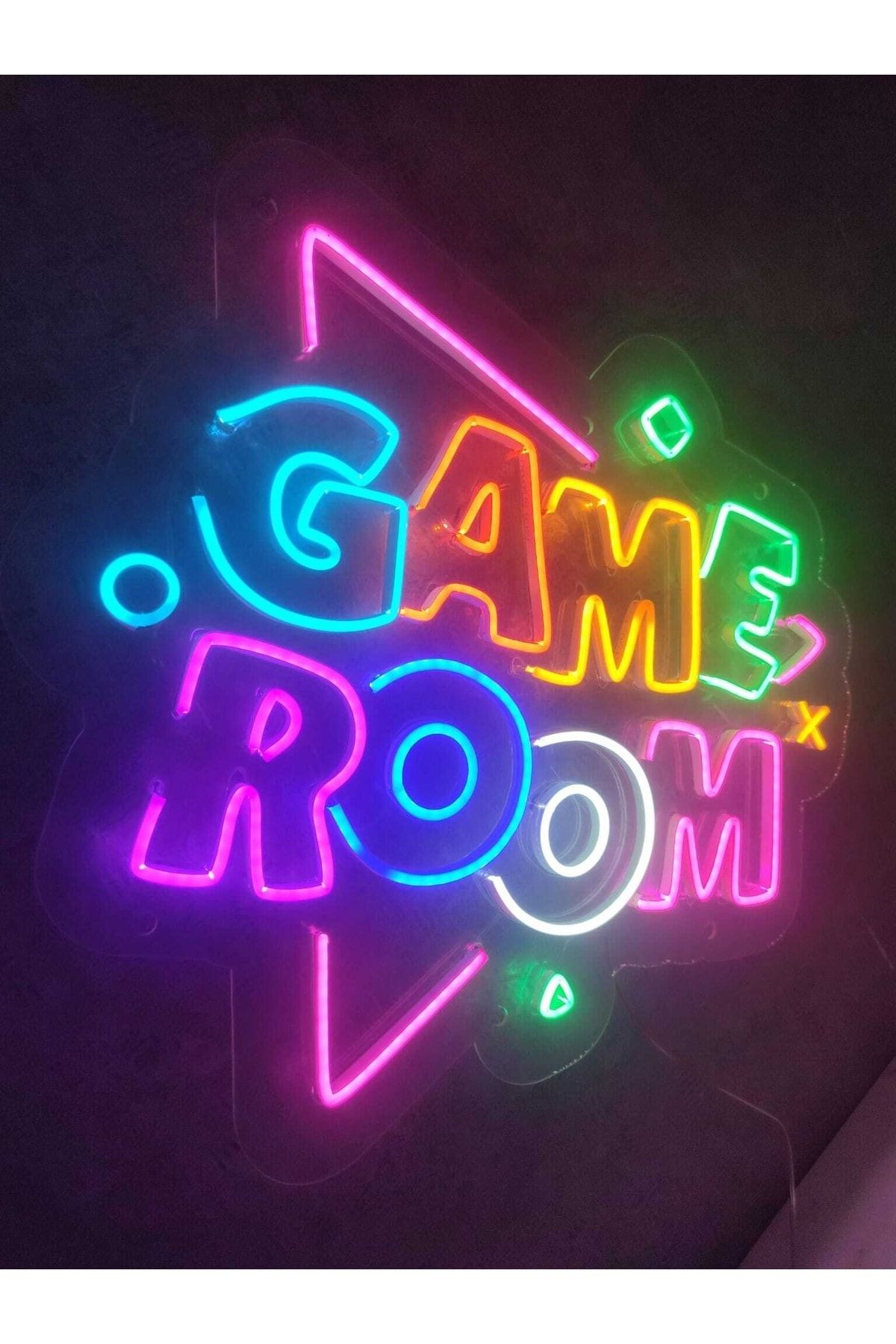 Gamer Room Oyuncu Odası Neon Tabela Neon Yazı Dekoratif Aydınlatma