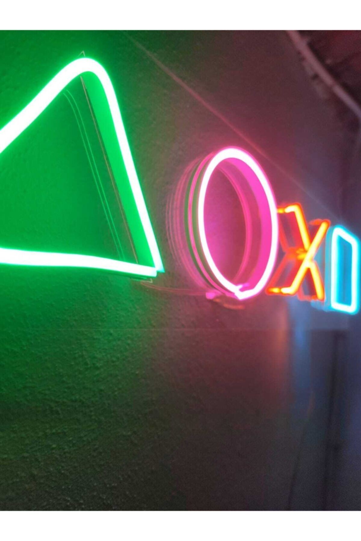 Playstation Neon Şekiller Işaret Neon Led Dekoratif Duvar Aydınlatması Neon Duvar Yazısıı