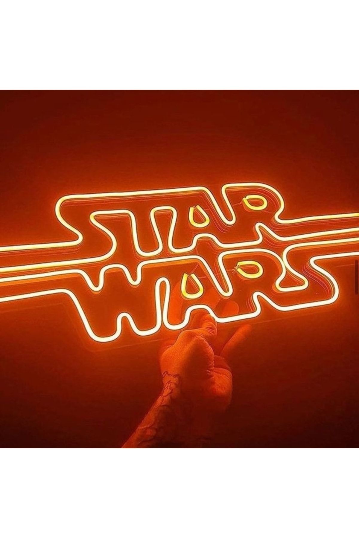 Star Wars Neon Led Dekoratif Duvar Aydınlatması Neon Duvar Yazısı Sihirli Led