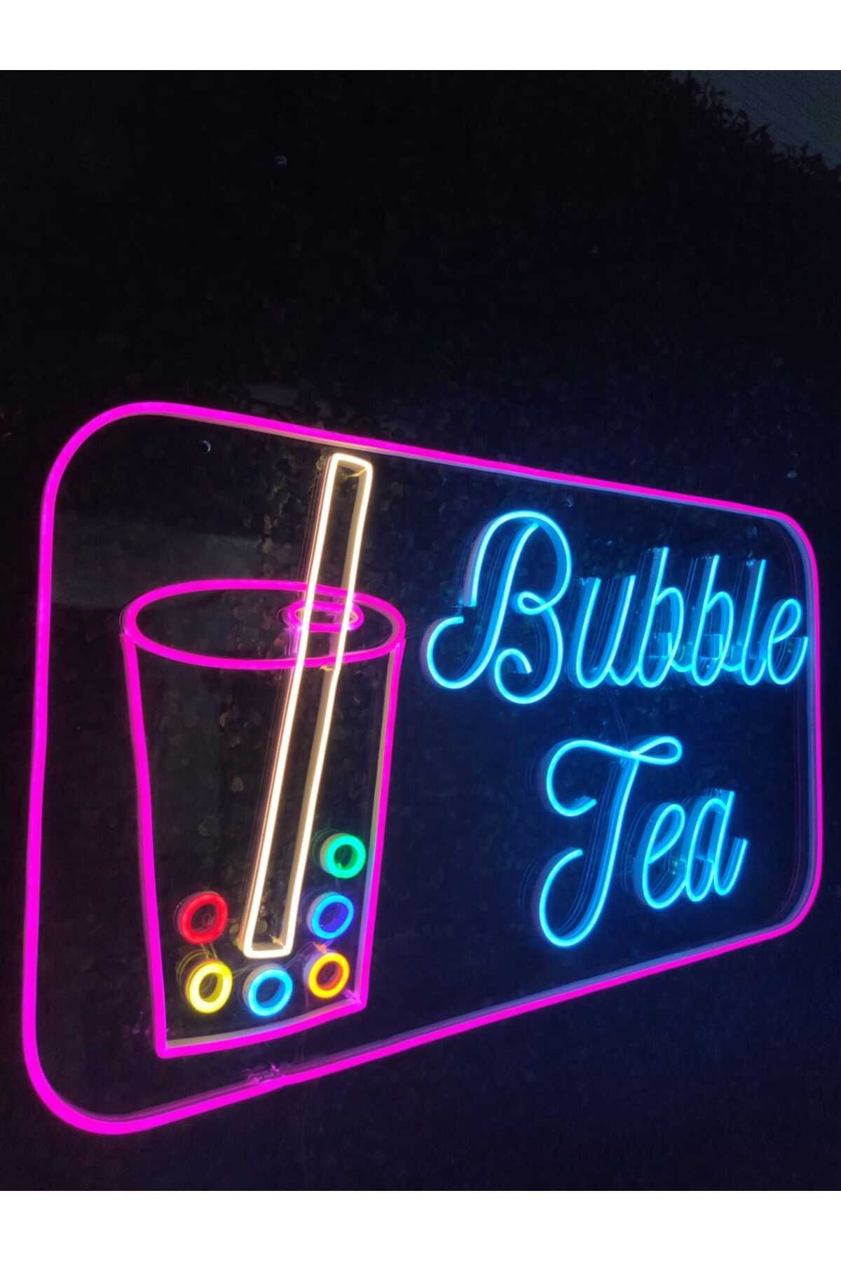 Bubble Tea Neon Led Tabela (80x40cm)