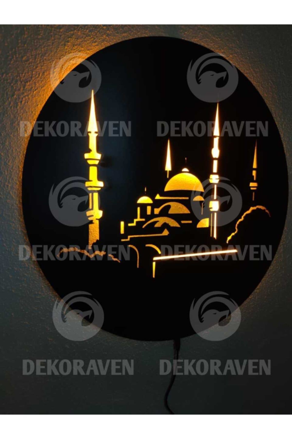Camii Led Işıklı Tablo