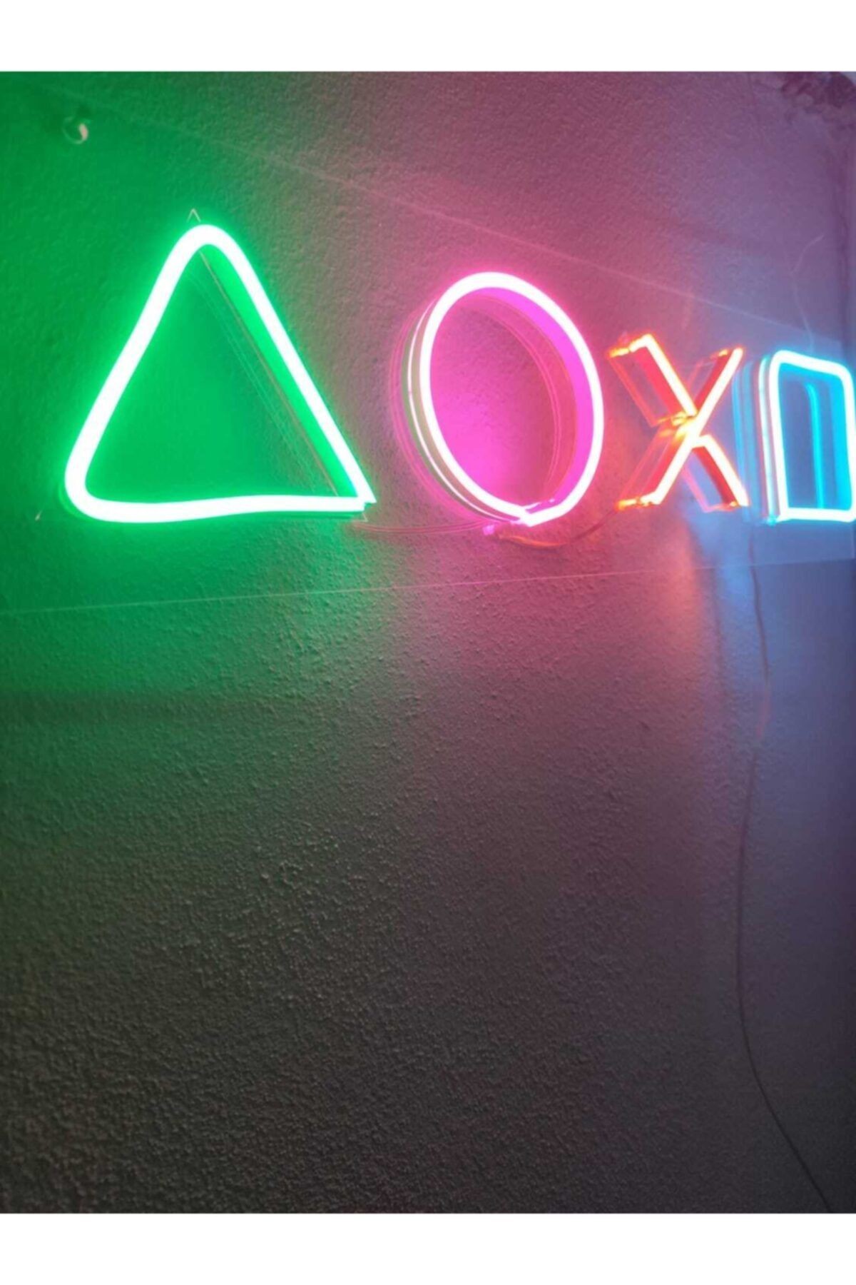 Playstation Neon Şekiller Işaret Neon Led Dekoratif Duvar Aydınlatması Neon Duvar Yazısıı