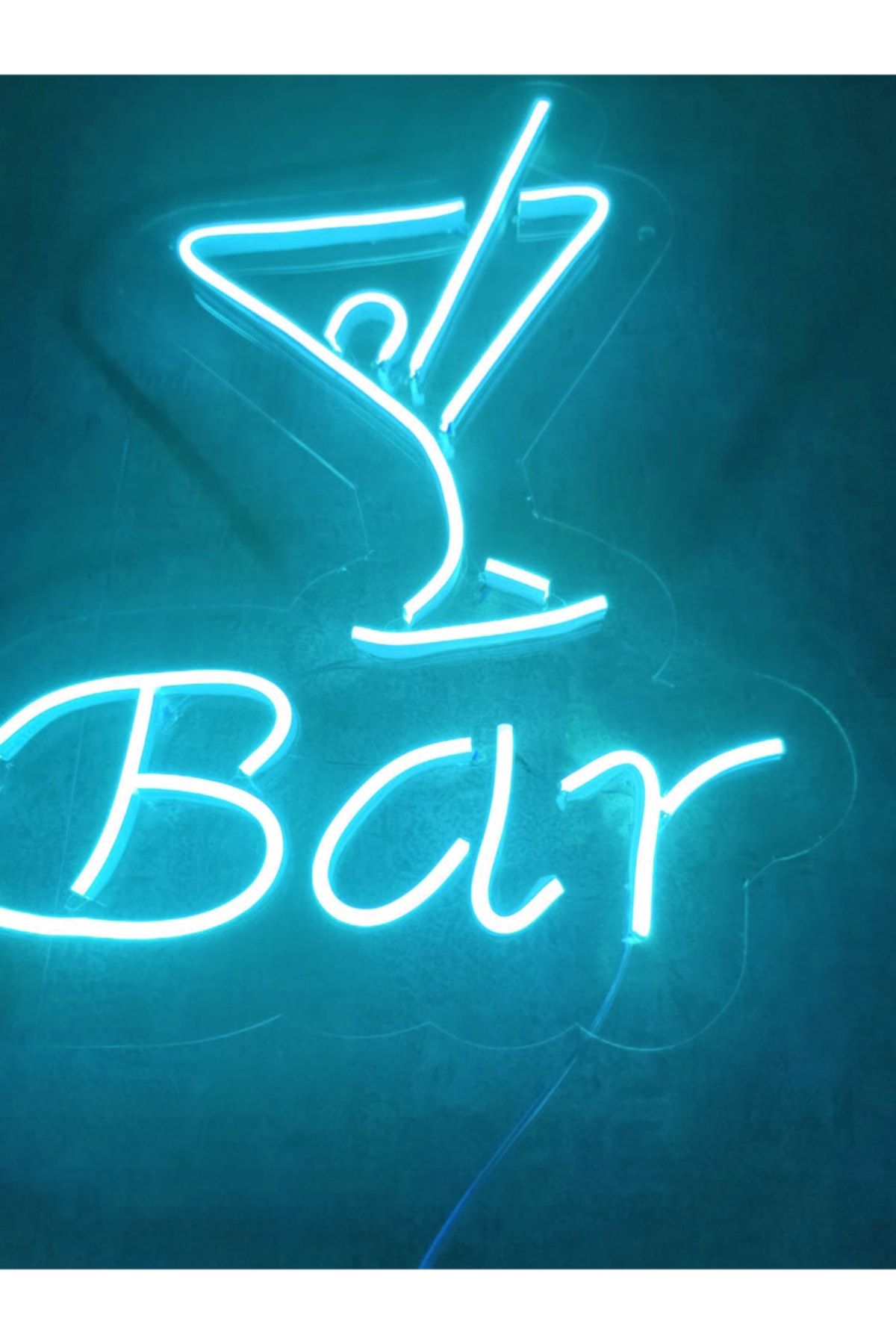 Bar Neon Tabela Kokteyl Neon Duvar Dekorasyonu Dekoratif Aydınlatma