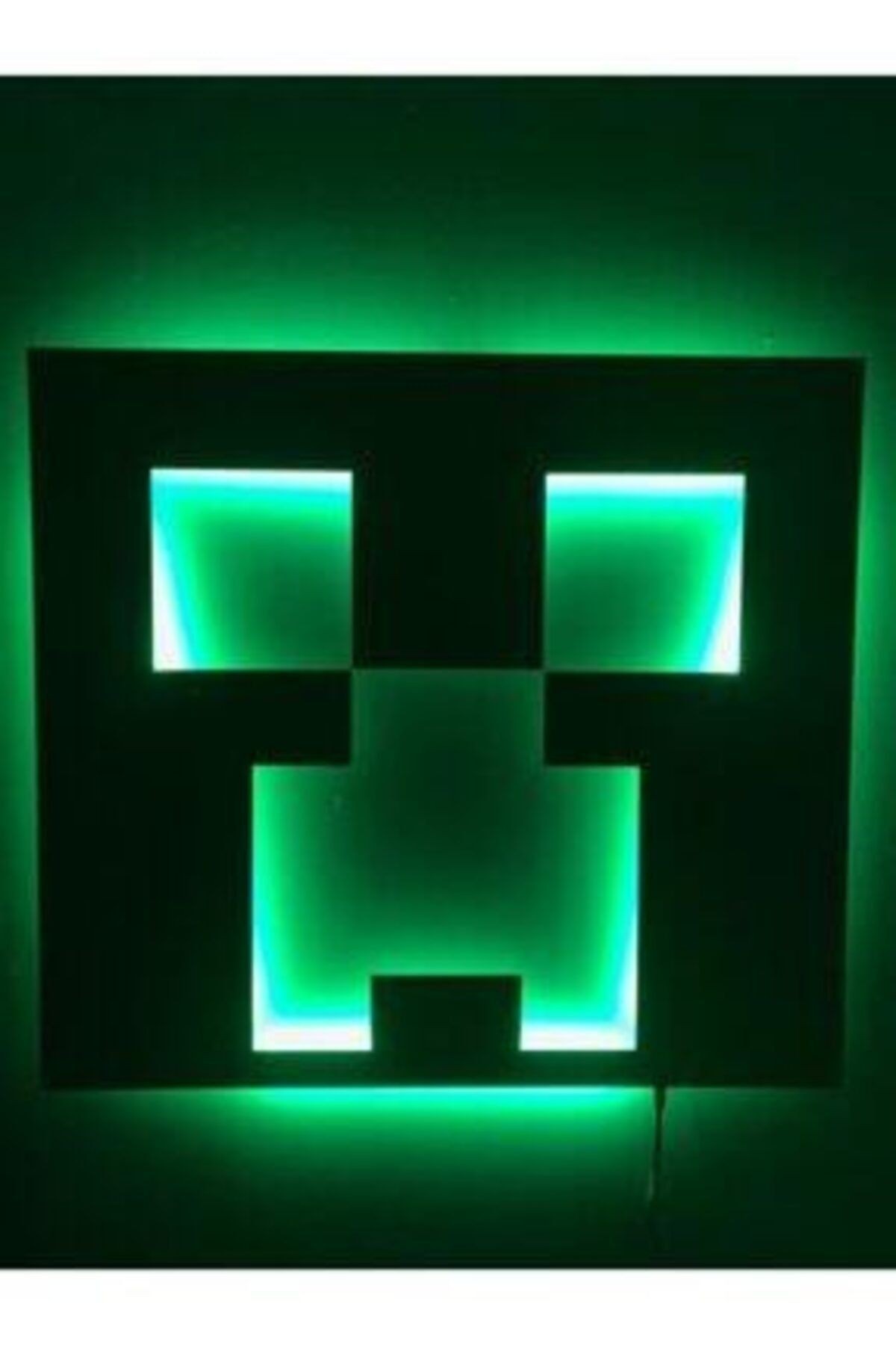 Minecraft - Creeper Led Işıklı Tablo