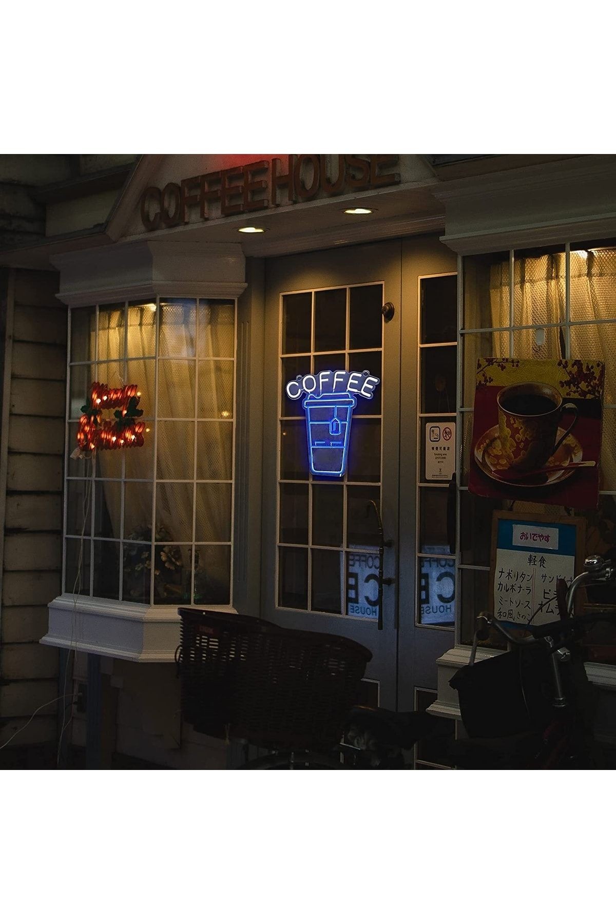 Coffee-kahve Bardak Neon Tabela Neon Yazı Dekoratif Aydınlatma