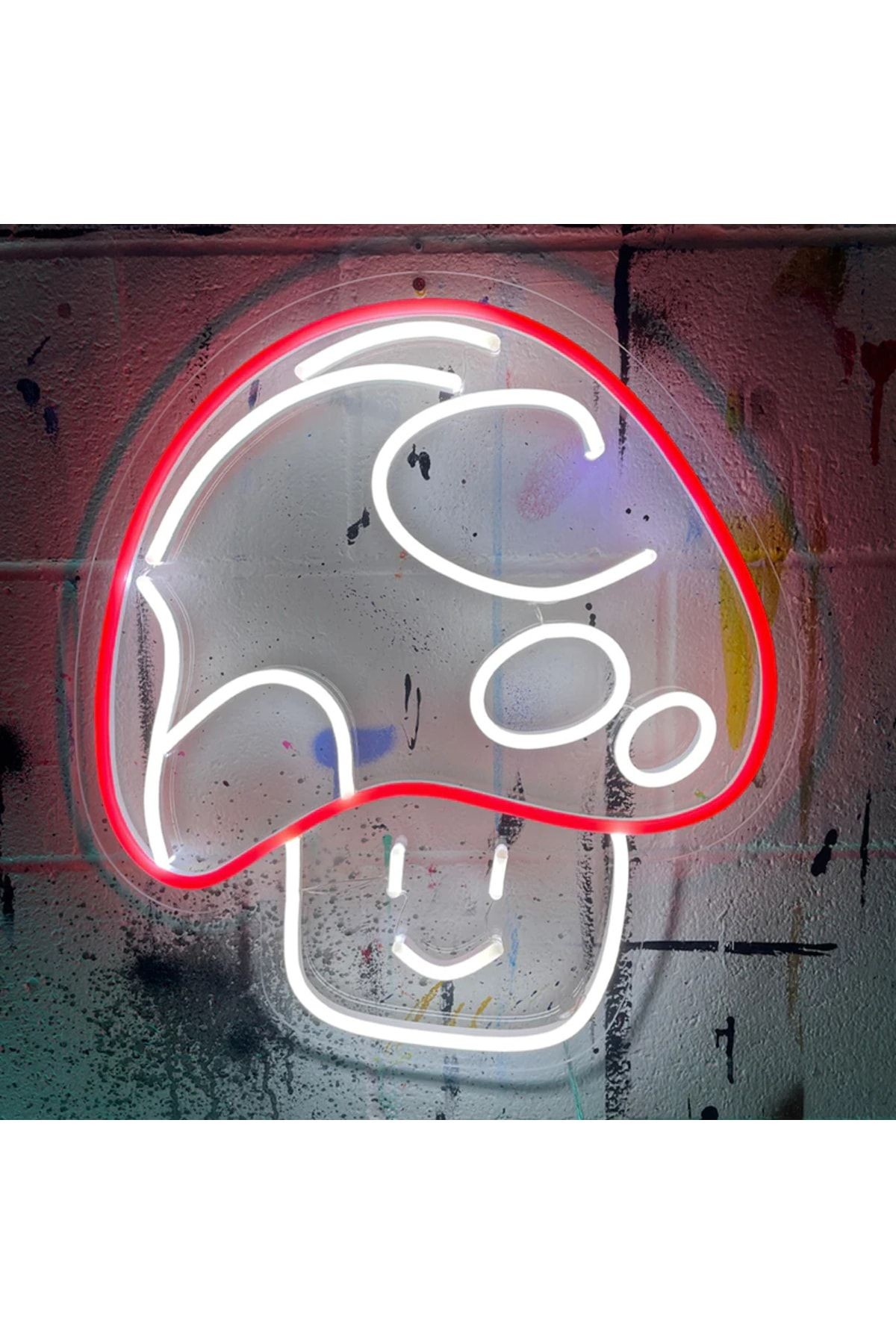 Mantar Neon Tabela Neon Yazı Dekoratif Aydınlatma Ve Gece Lambası